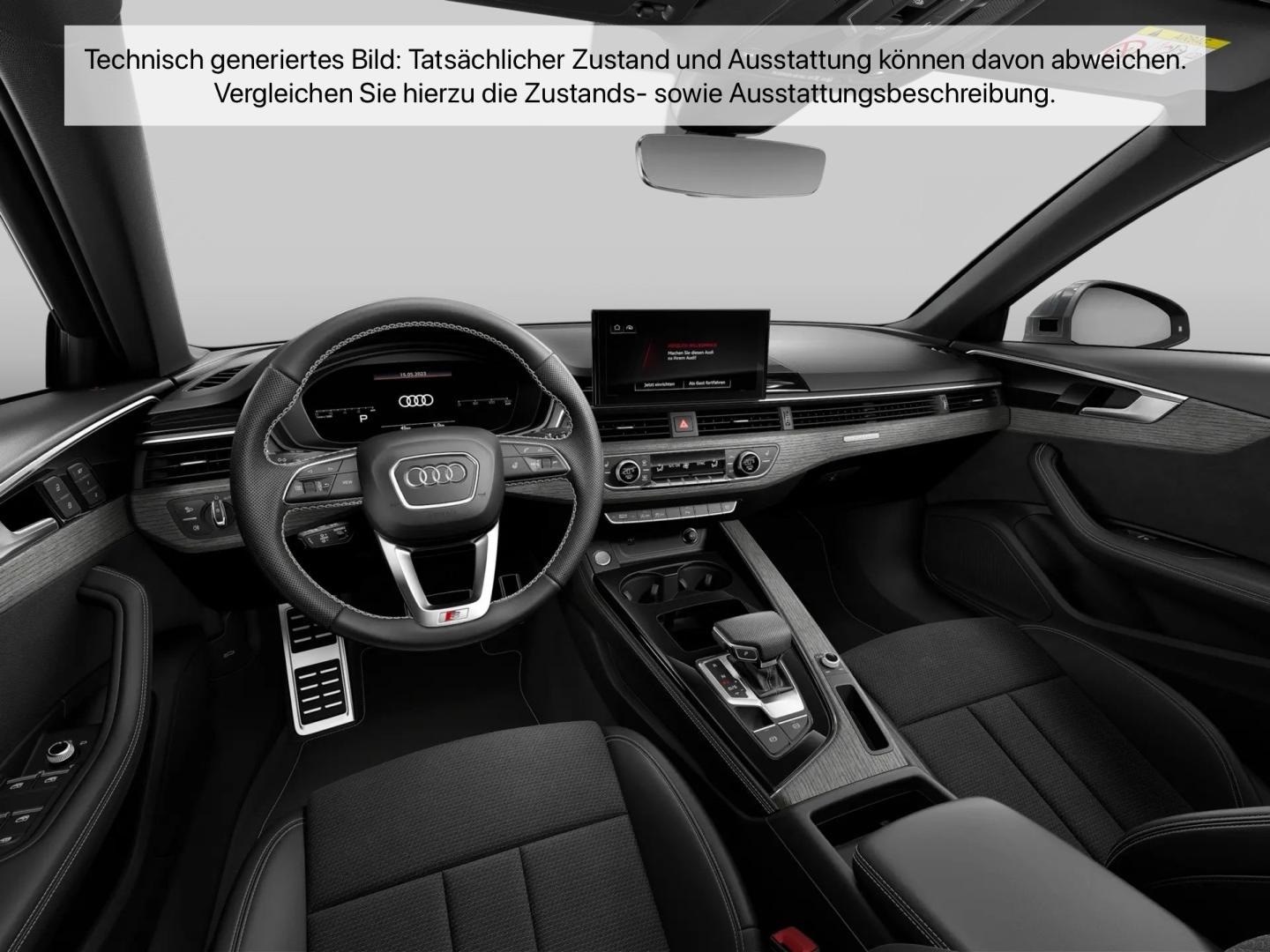 Bild über Audi A4 Avant S line 40 TFSI quattro 150(204) kW(PS) S tronic - für weitere Informationen kontaktieren Sie den Audi Partner