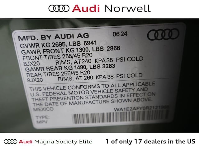2024 Audi Q5 TFSI e