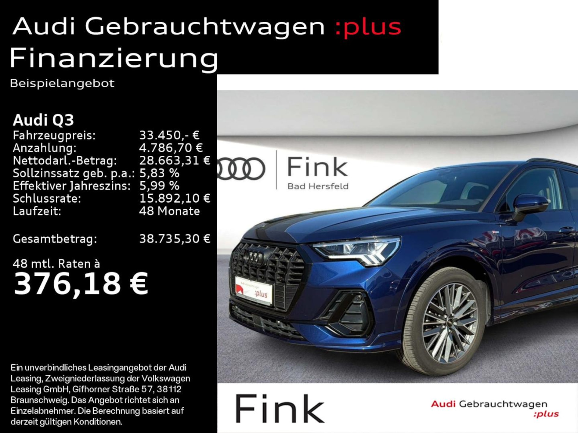 Audi Q3 SUV S line