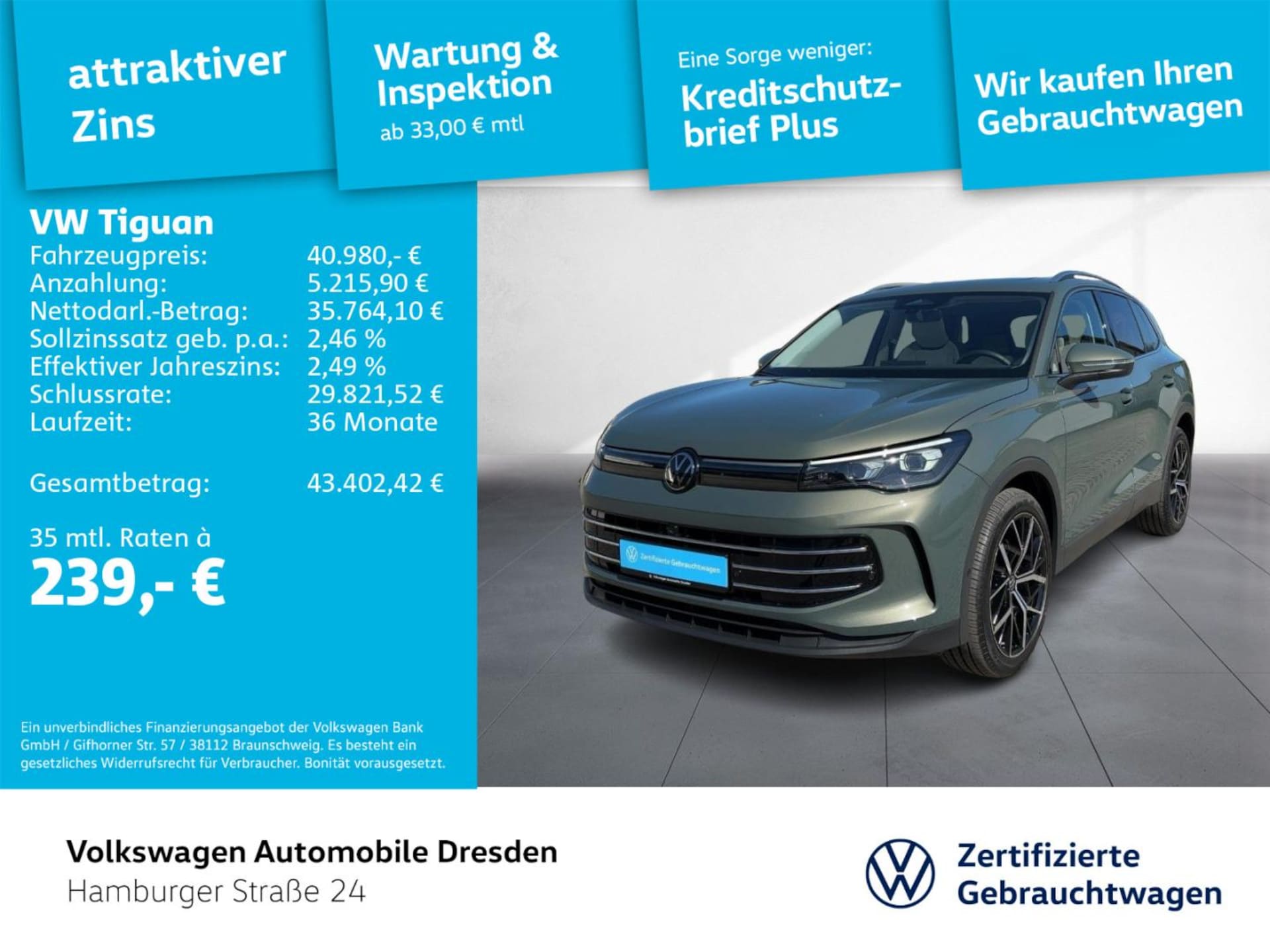 Volkswagen Tiguan Elegance