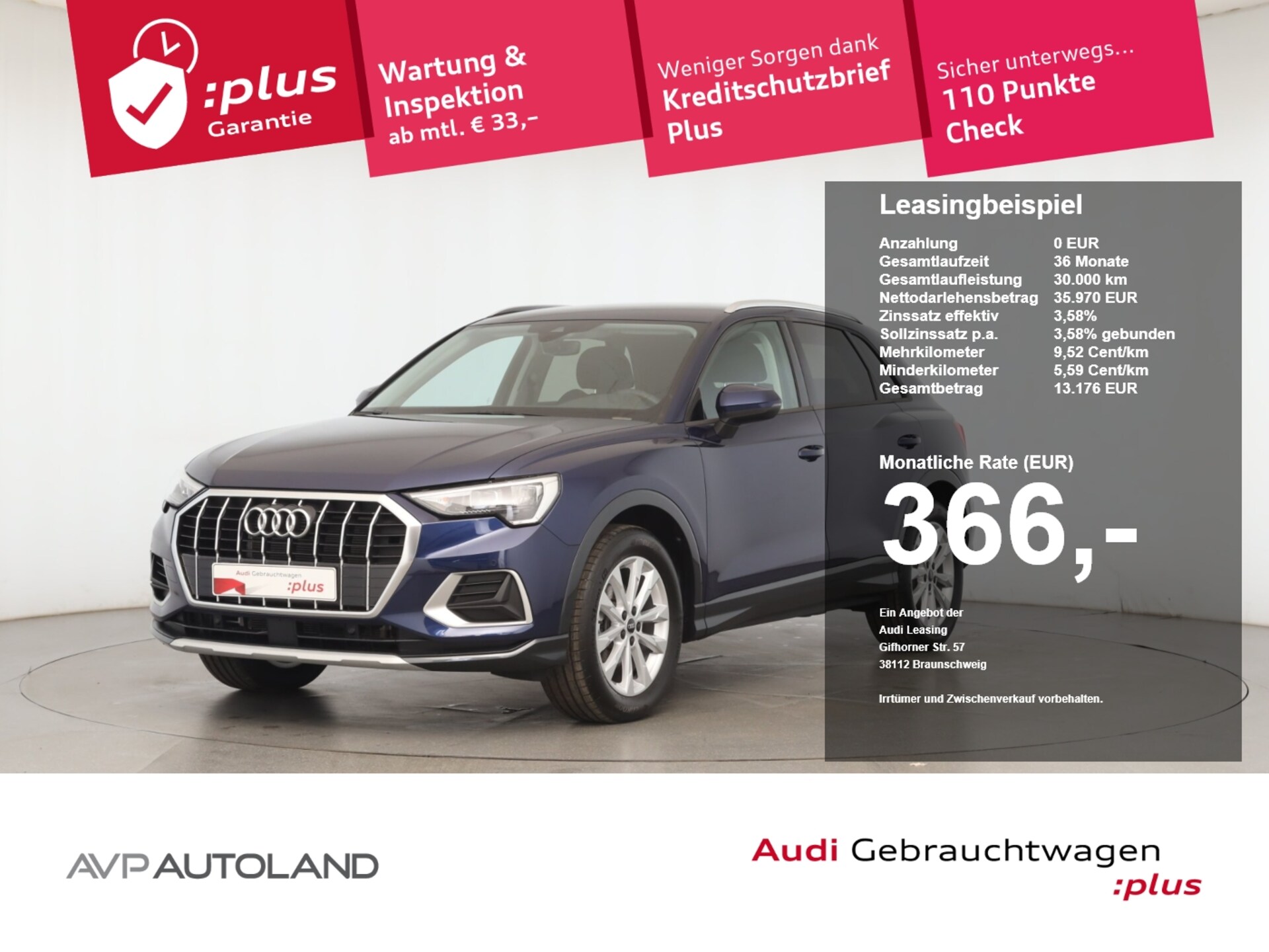 Audi Q3 SUV advanced