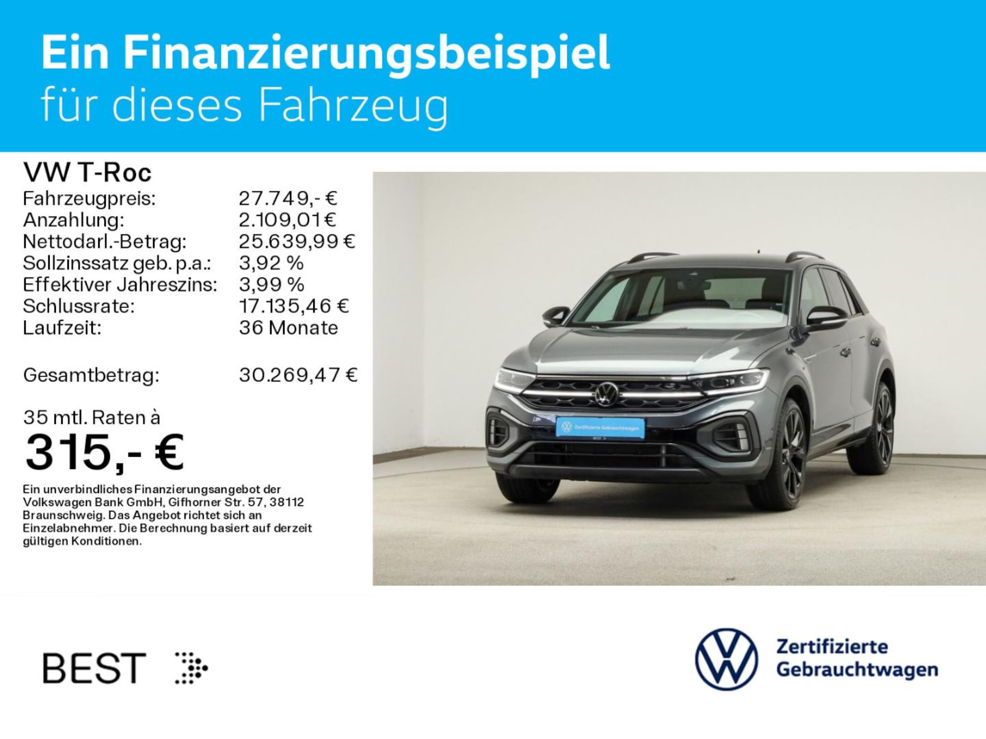 Volkswagen T-Roc R-Line