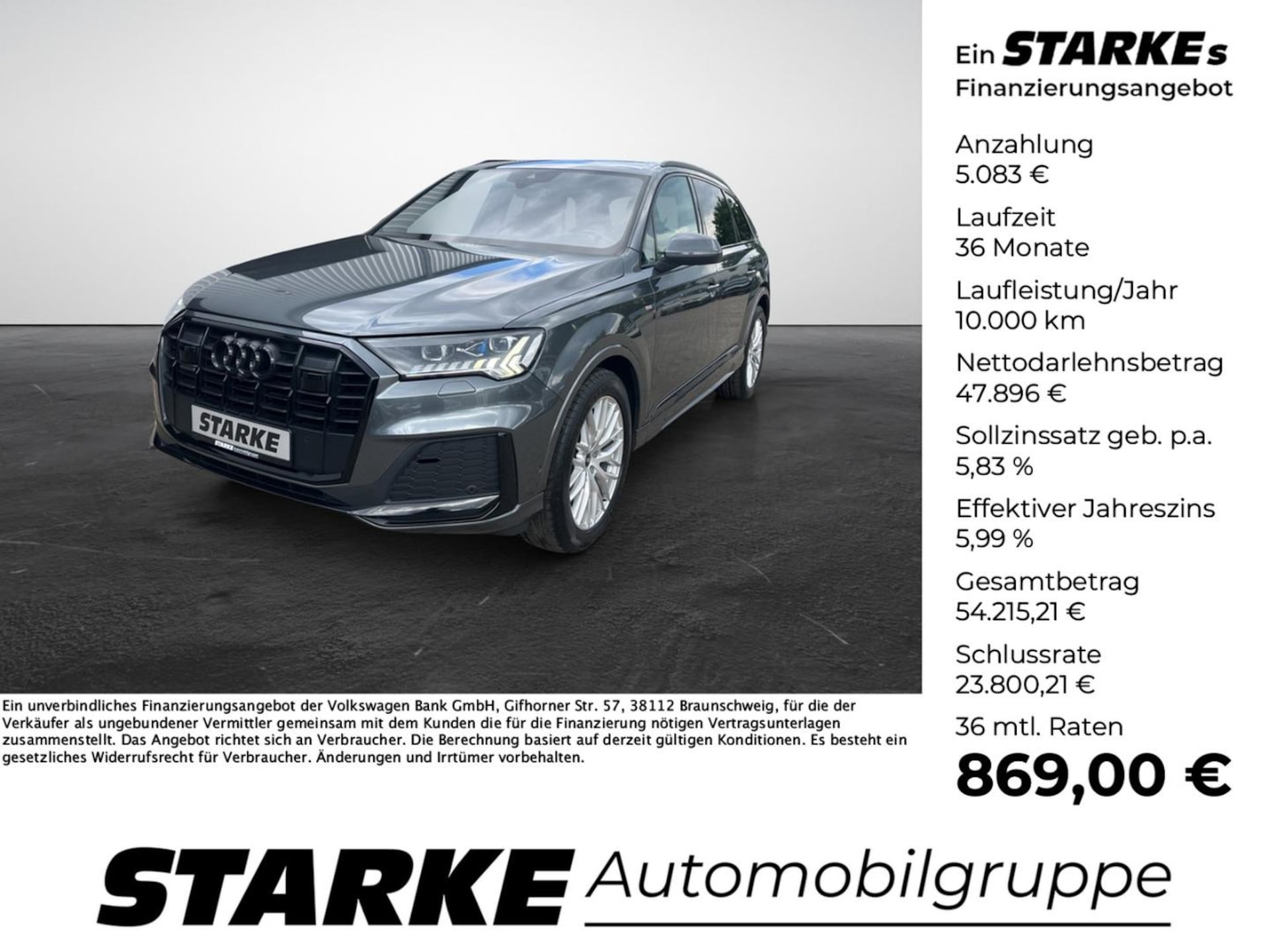 Audi Q7 SUV S line