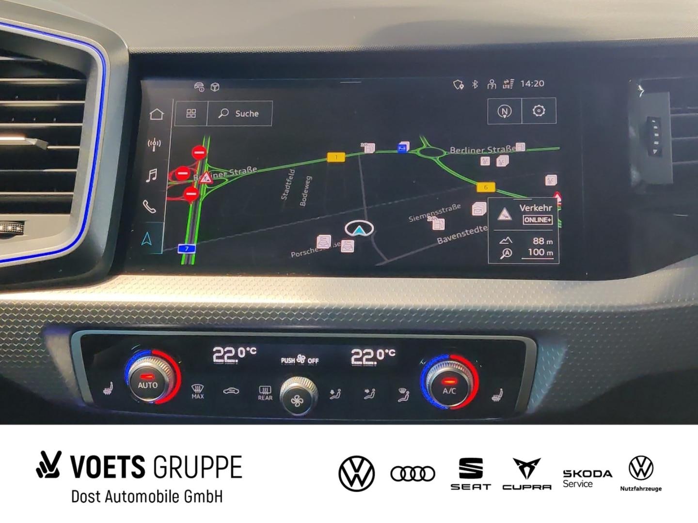 Bild über Audi A1 Sportback S line 40 TFSI S tronic - für weitere Informationen kontaktieren Sie den Audi Partner