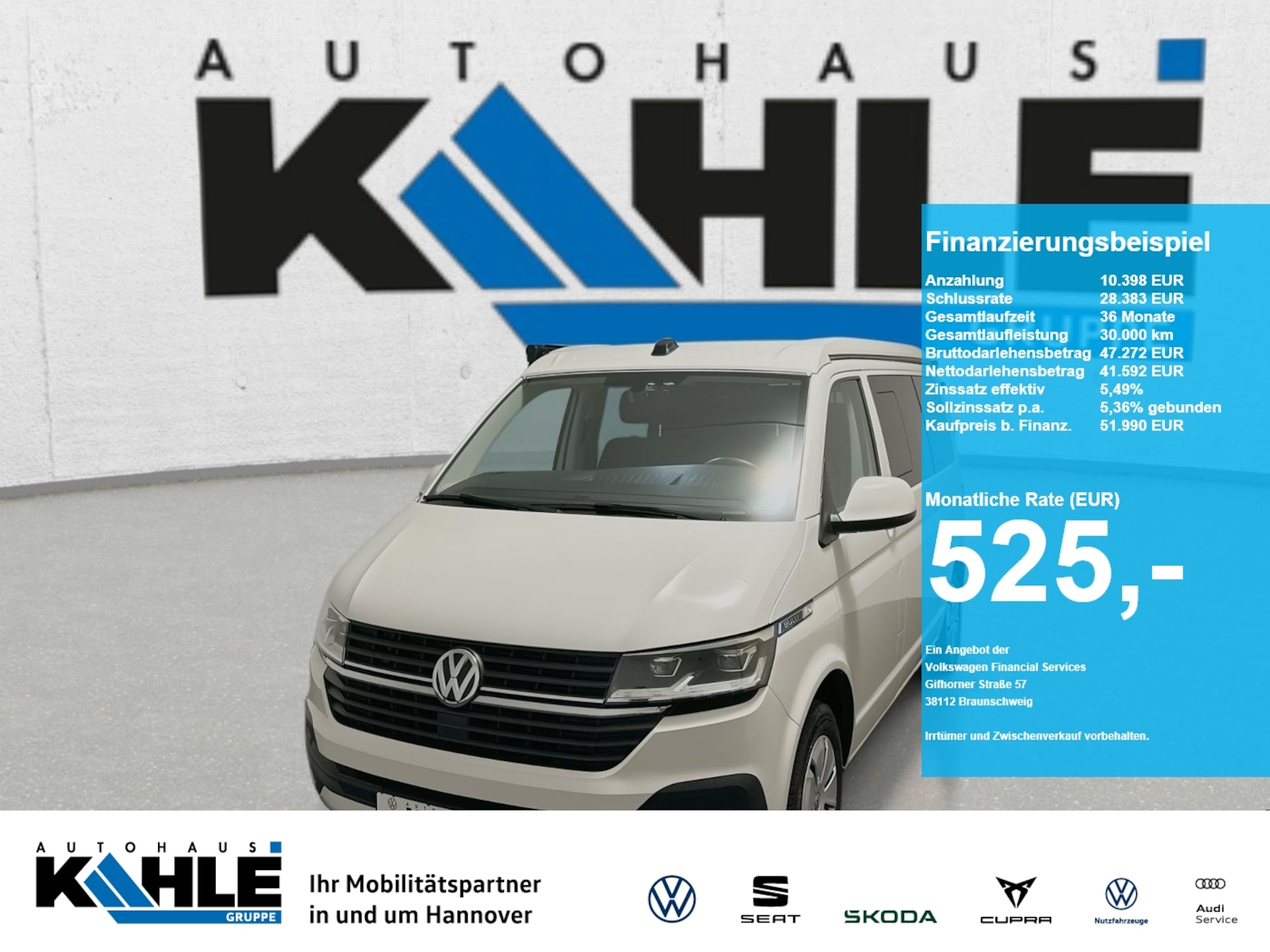 Volkswagen T6.1 Transporter Kasten kurzer Radstand