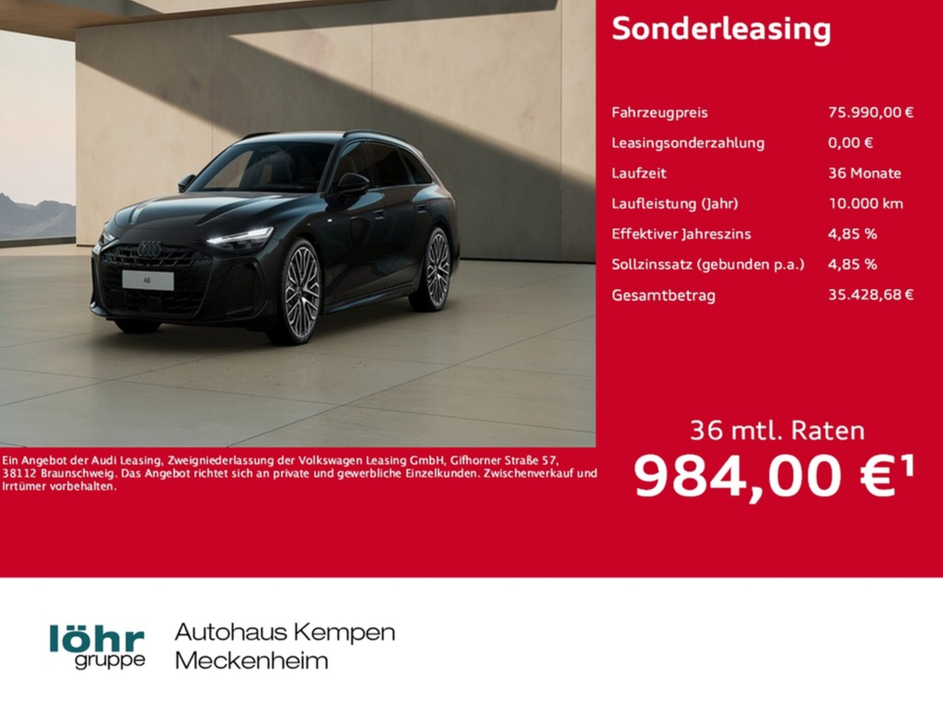 Audi A6 Avant edition one