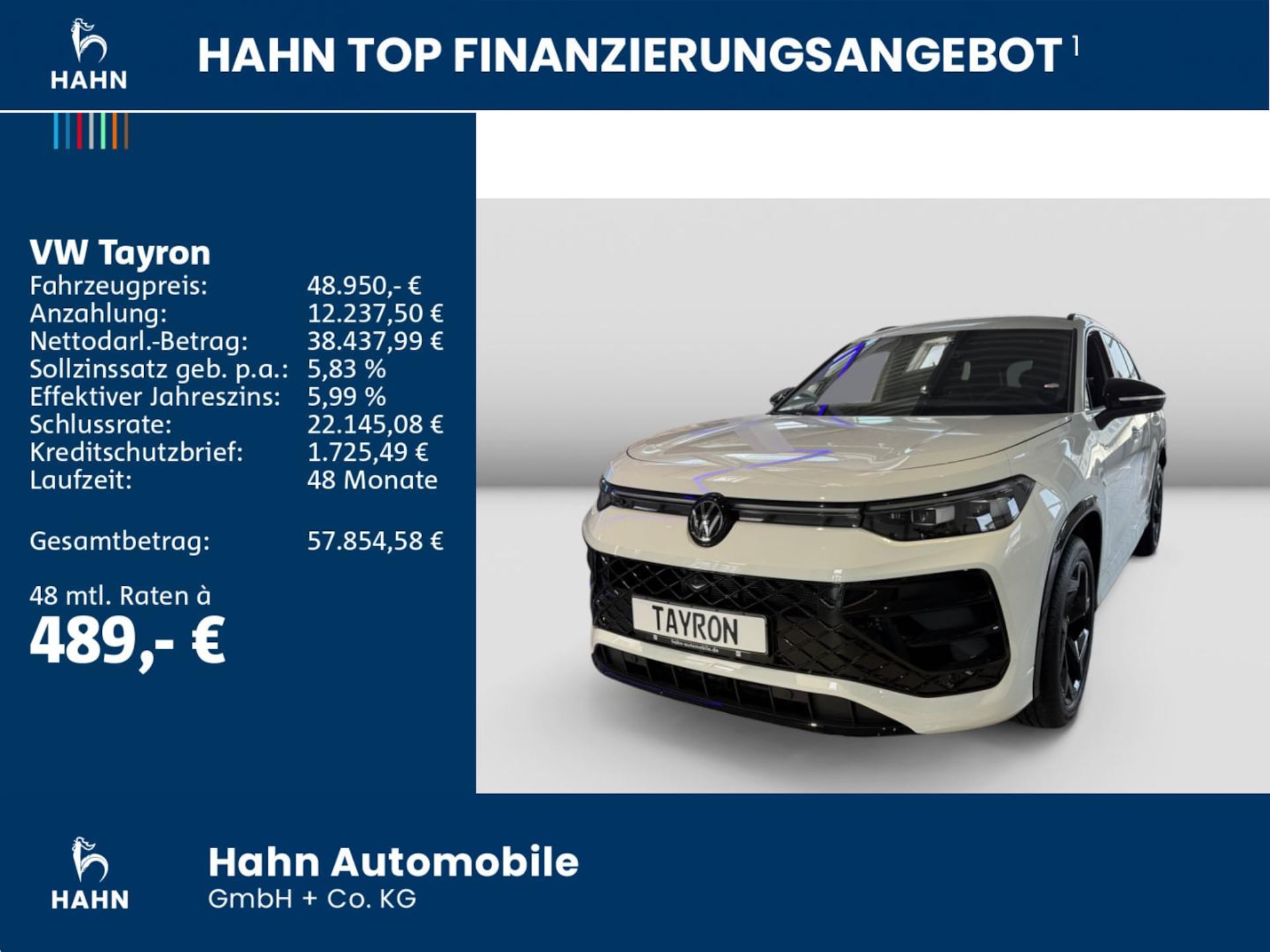 Volkswagen Tayron R-Line