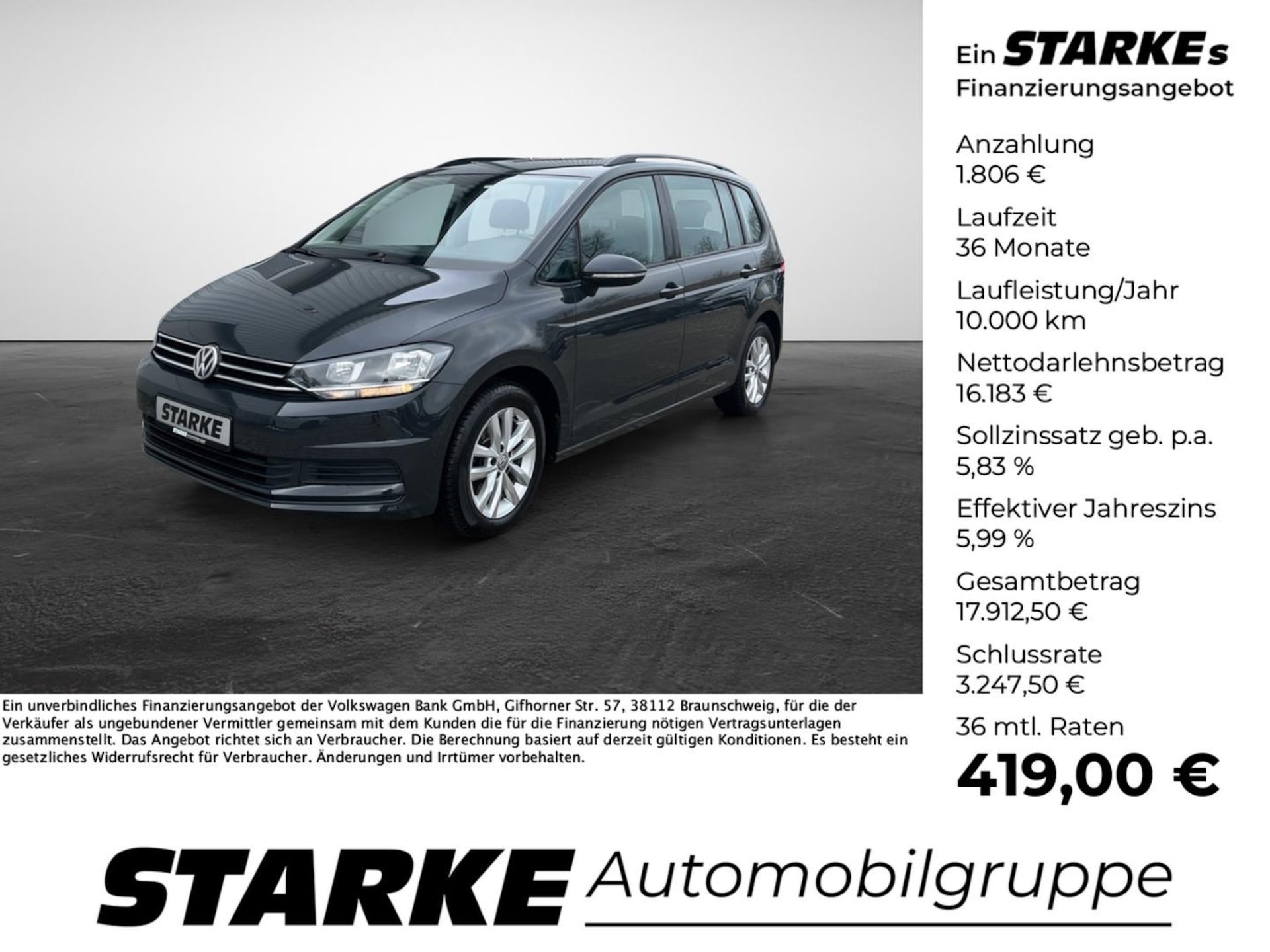 Volkswagen Touran Comfortline