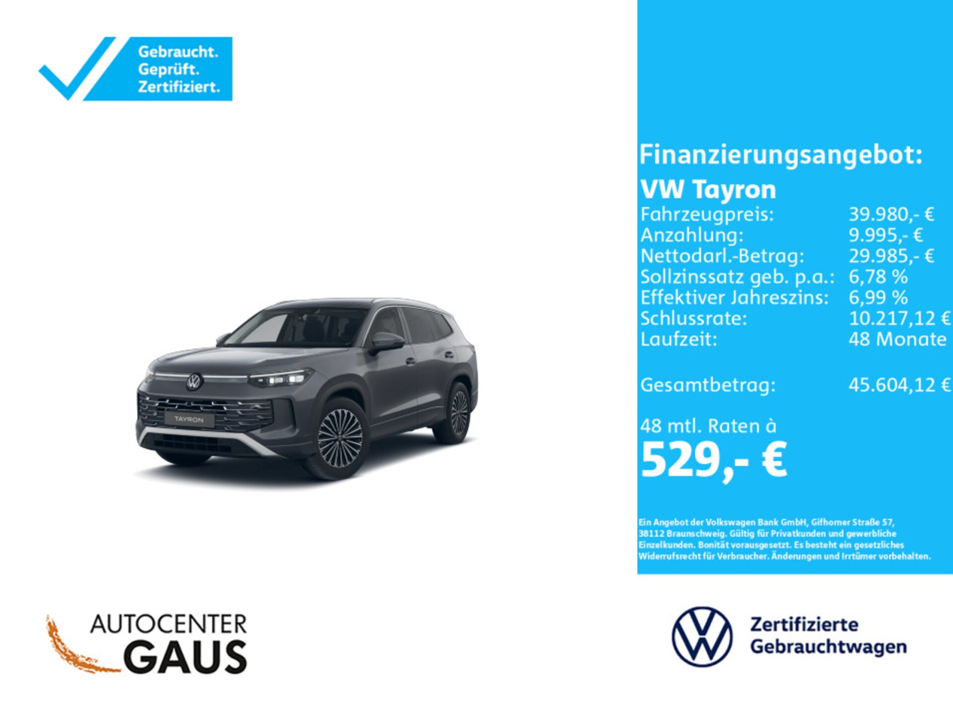 Volkswagen Tayron Elegance