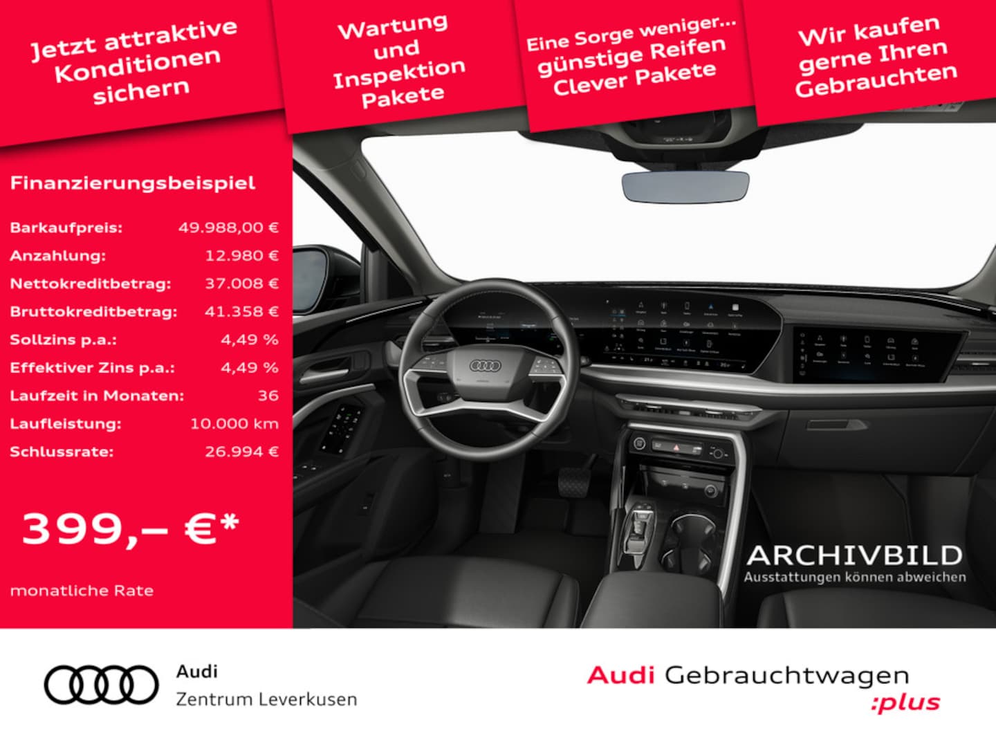 Bild über Audi Q5 SUV TFSI 150 kW S tronic - für weitere Informationen kontaktieren Sie den Audi Partner