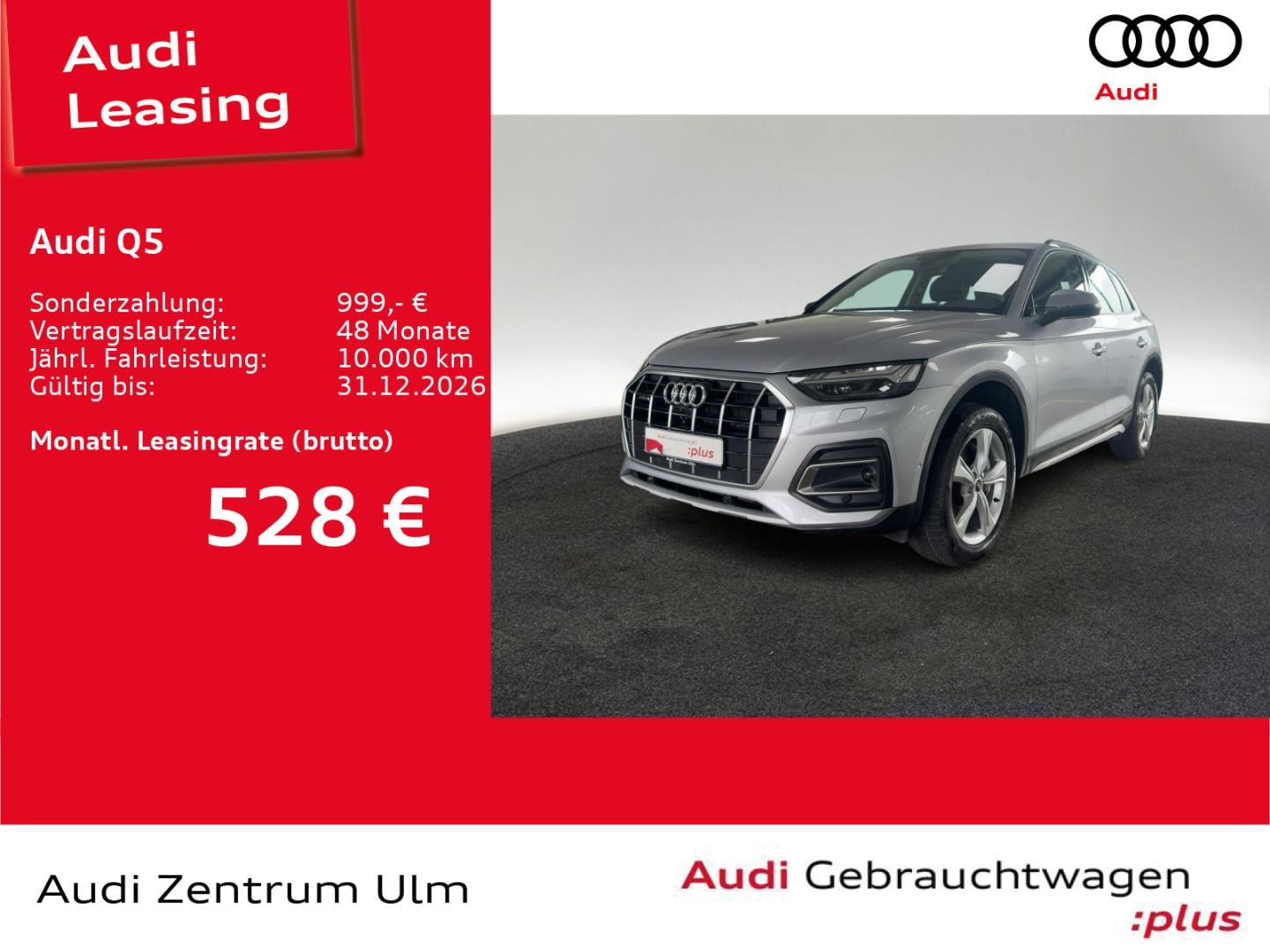 Bild über Audi Q5 TFSI e advanced 50 TFSI e quattro S tronic - für weitere Informationen kontaktieren Sie den Audi Partner