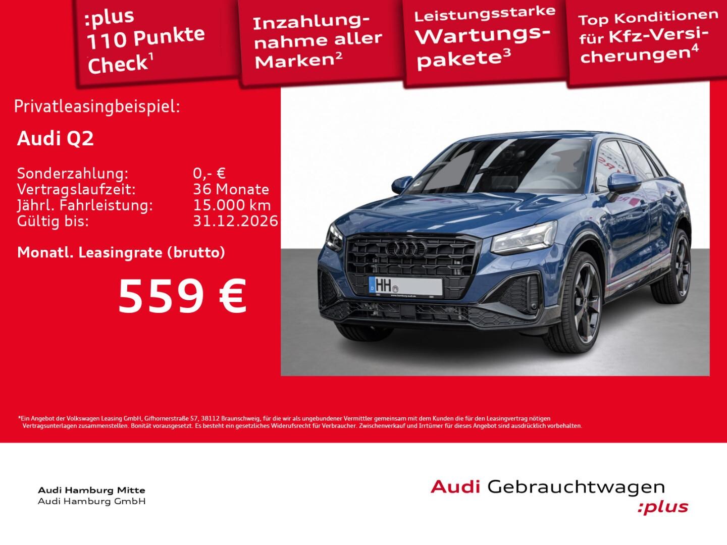 Bild über Audi Q2 S line 35 TFSI S tronic - für weitere Informationen kontaktieren Sie den Audi Partner