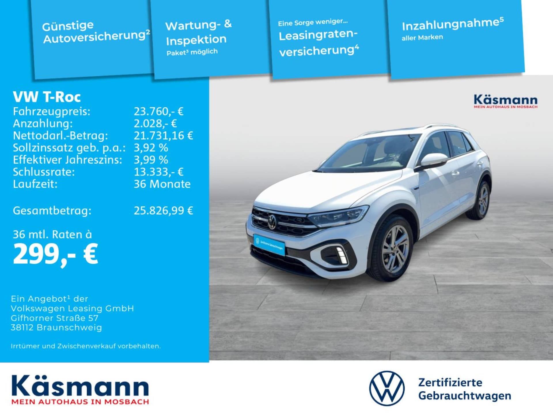 Volkswagen T-Roc R-Line