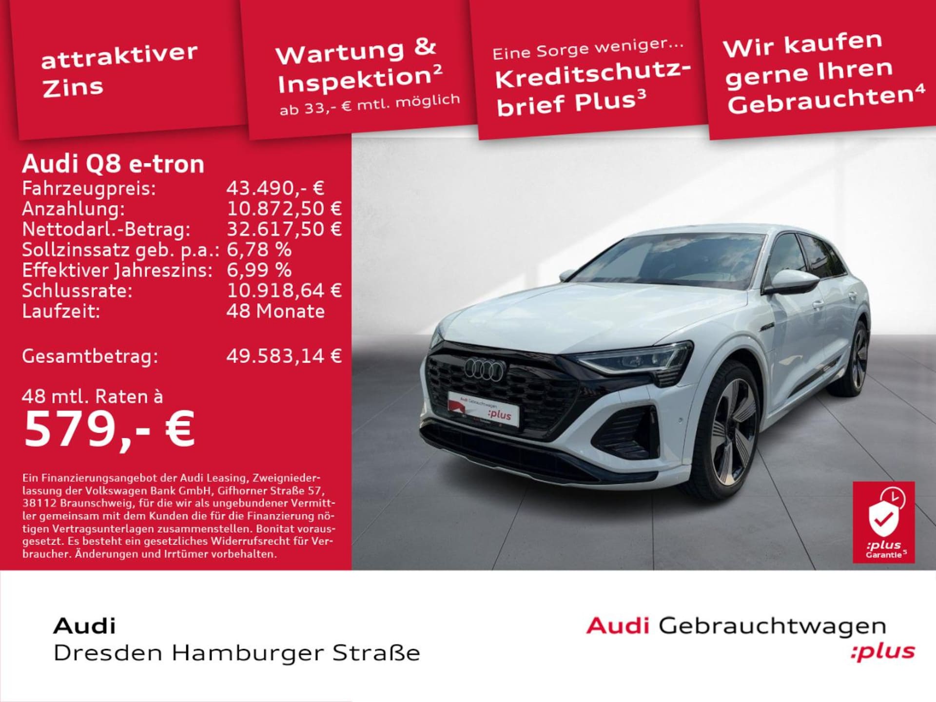 Audi Q8 e-tron S line