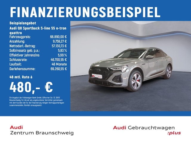 Image about Audi Q8 Sportback e-tron S line 55 e-tron quattro