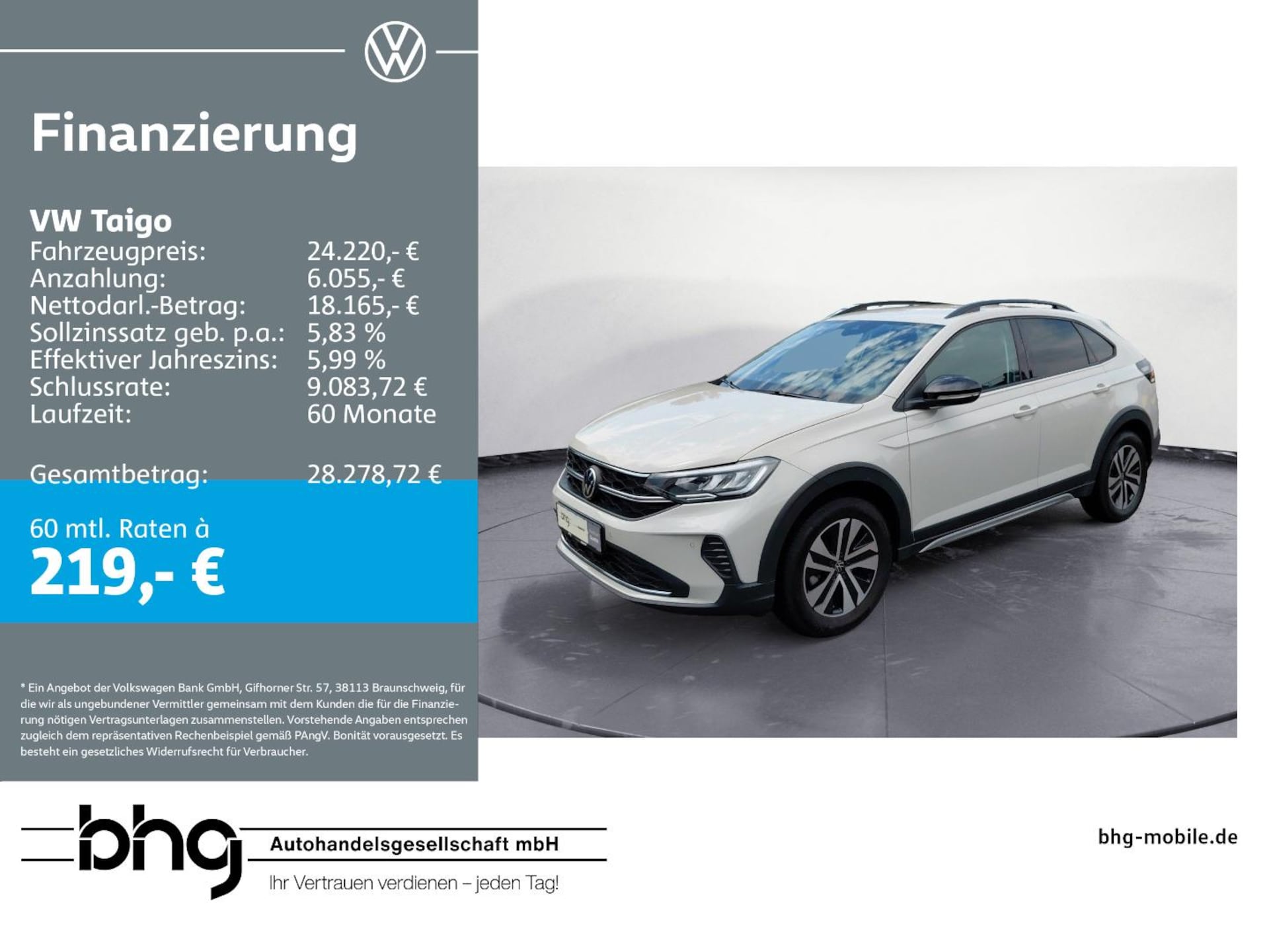 Volkswagen Taigo ENERGY