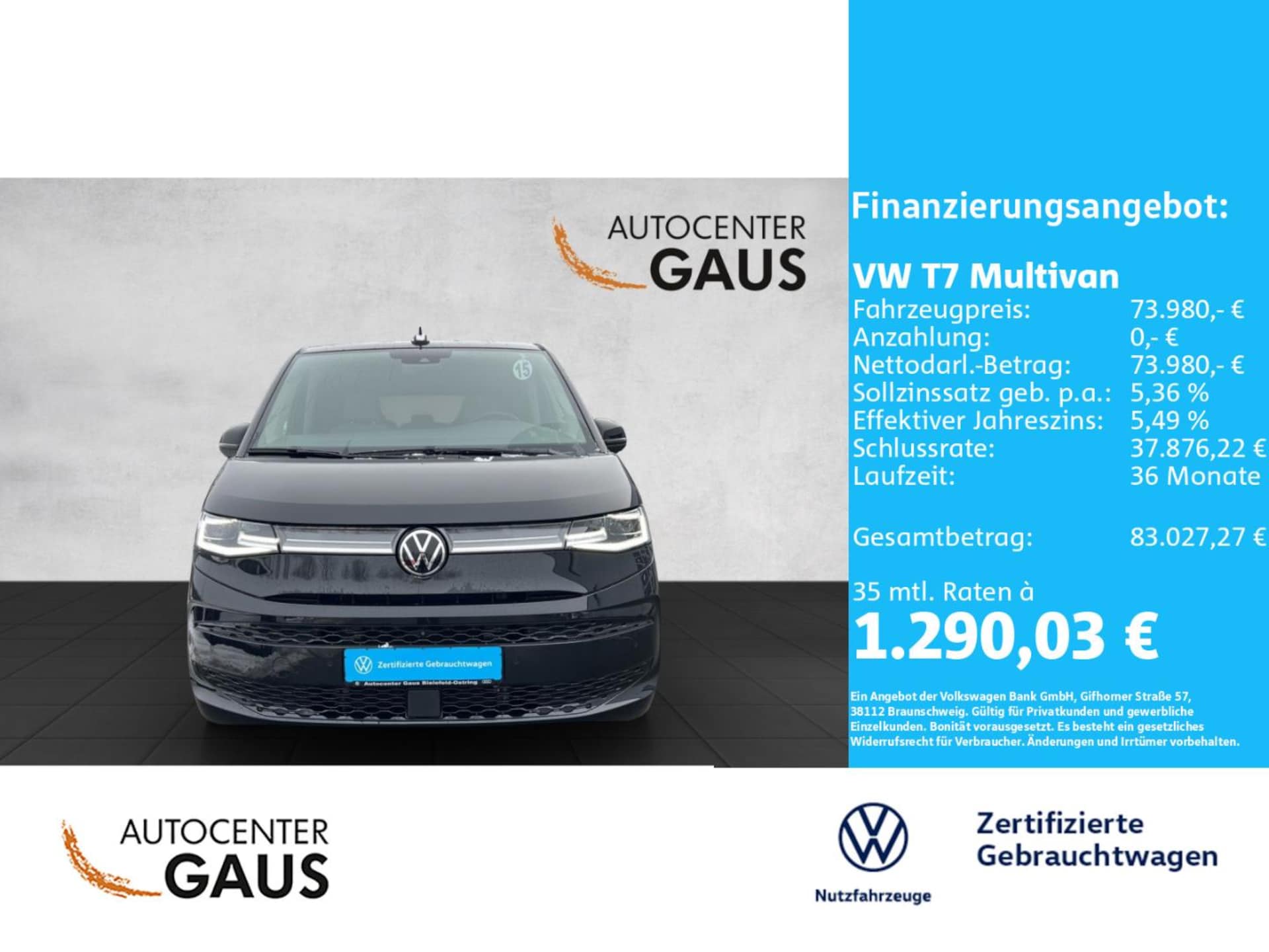 Volkswagen Multivan Langversion Style