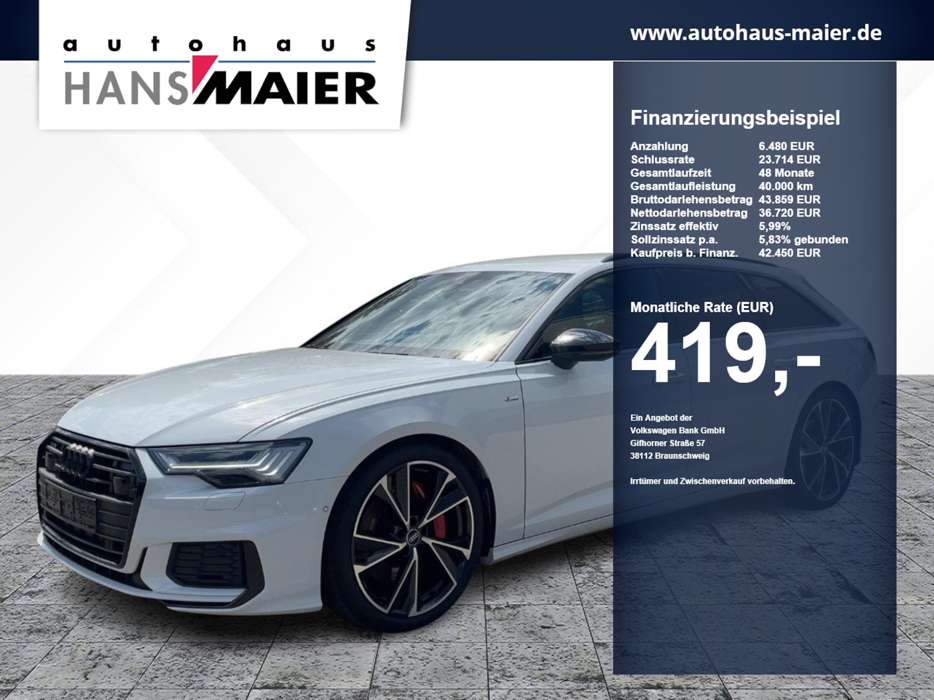 Audi A6 Avant TFSI e 2023