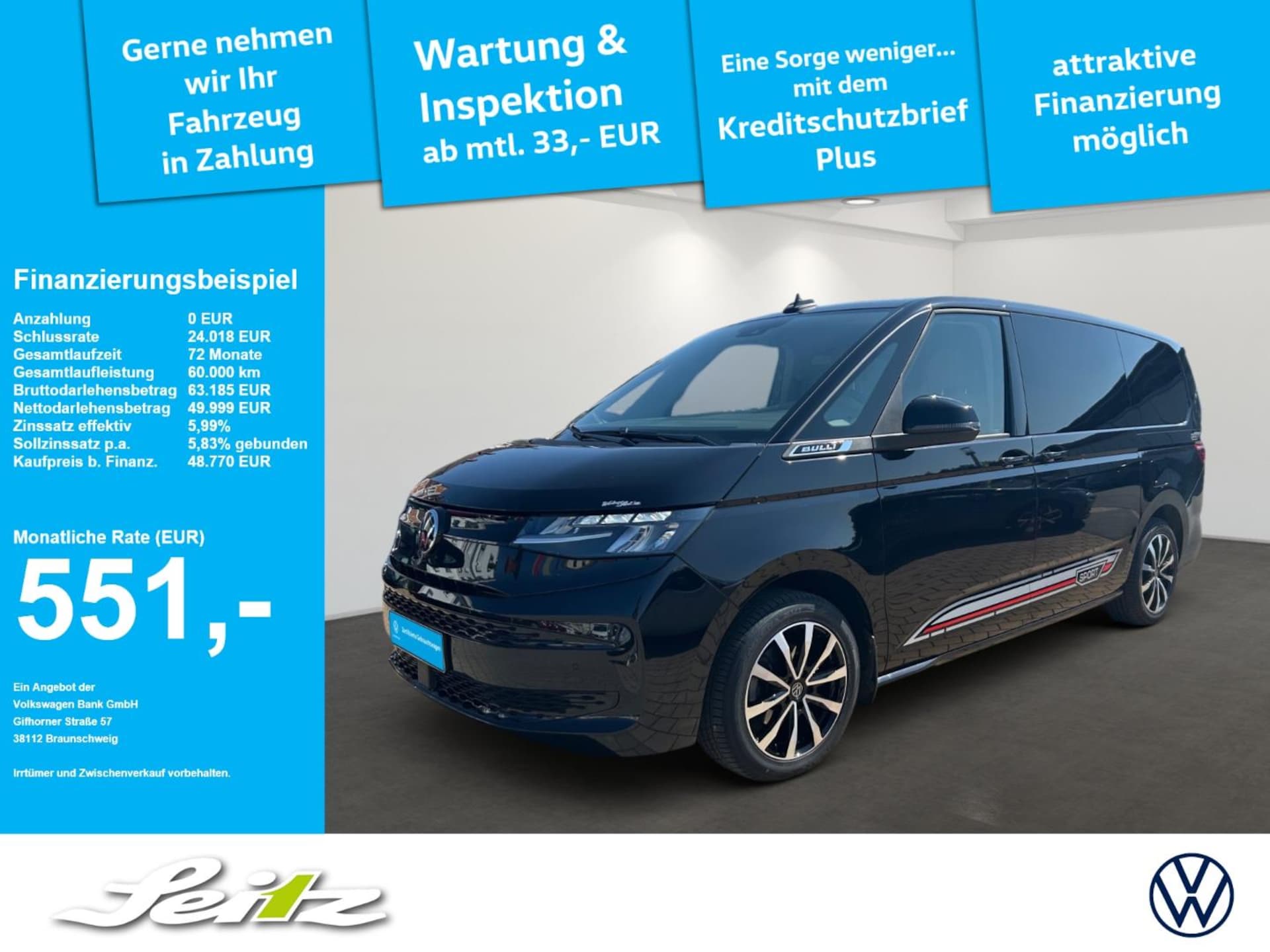 Volkswagen Multivan langversion