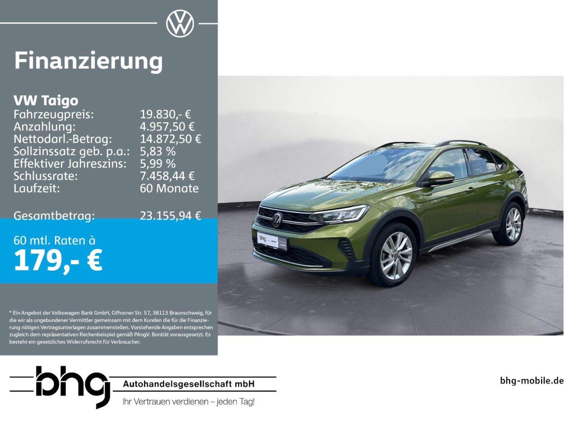 Volkswagen Taigo Life