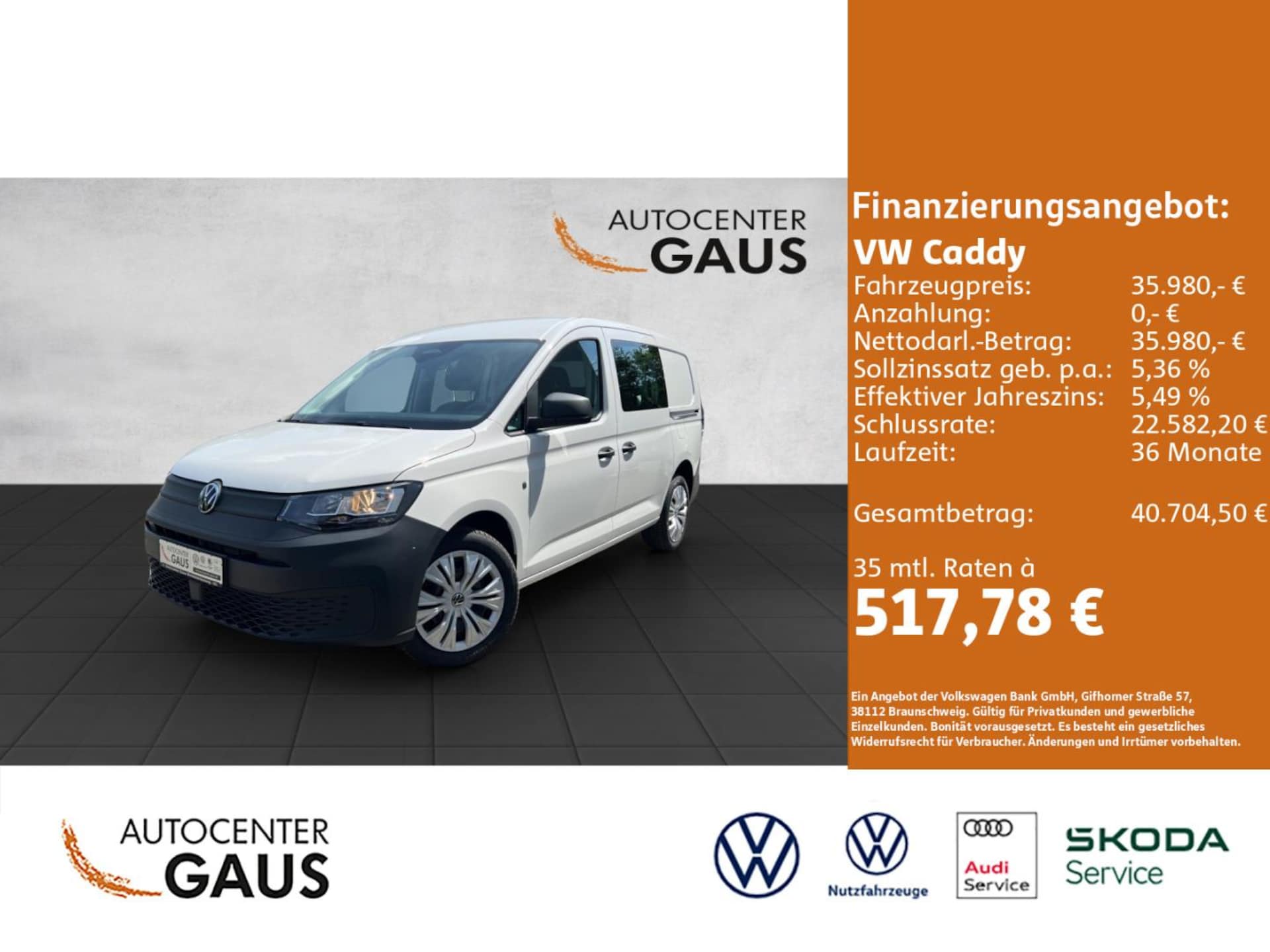 Volkswagen Caddy Maxi Kombi Flexible