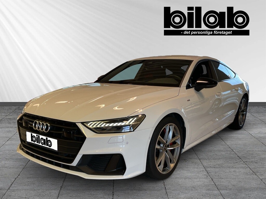 Bild som visar&nbsp;Audi A7 Sportback TFSI e&nbsp;A7 Sportback 55 TFSI e quattro S line 367 hk S tronic - för mer information kontakta din Audi Partner