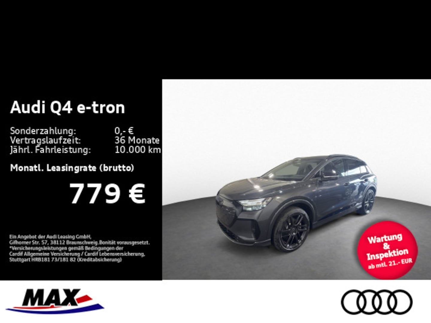Bild über Audi Q4 SUV e-tron e-tron quattro 220 kW - für weitere Informationen kontaktieren Sie den Audi Partner