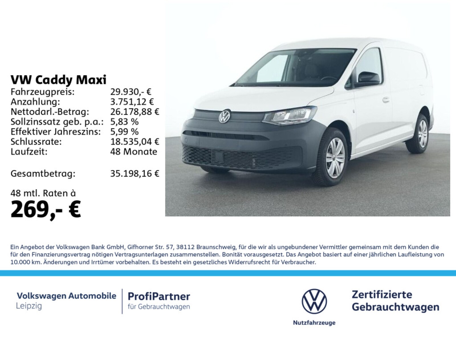 Volkswagen Caddy Maxi Cargo