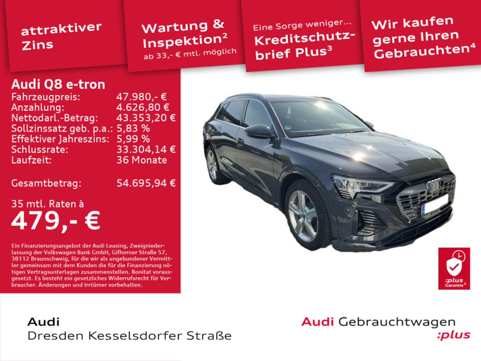 Audi Q8 e-tron S line