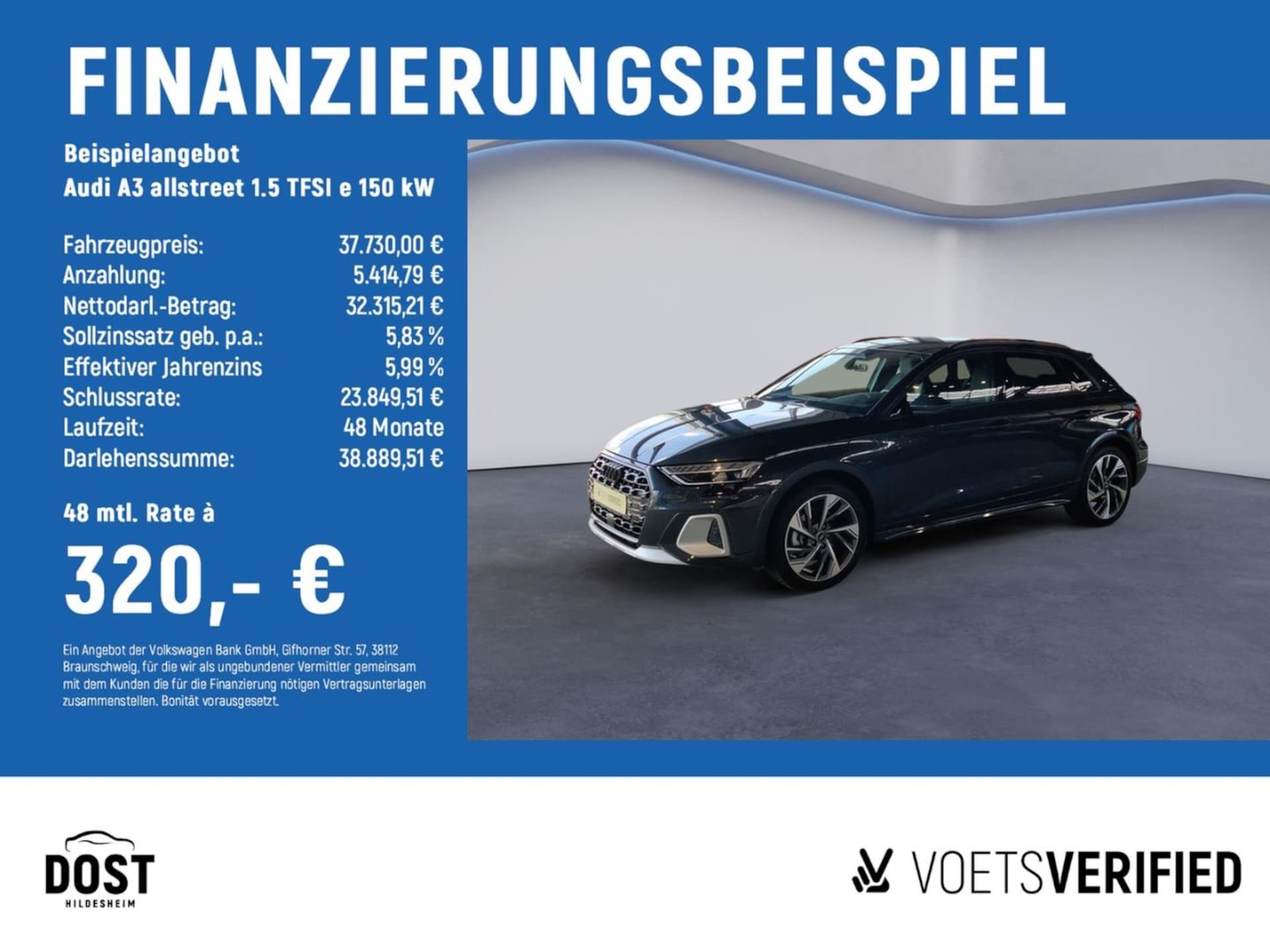 Audi A3 allstreet TFSI e