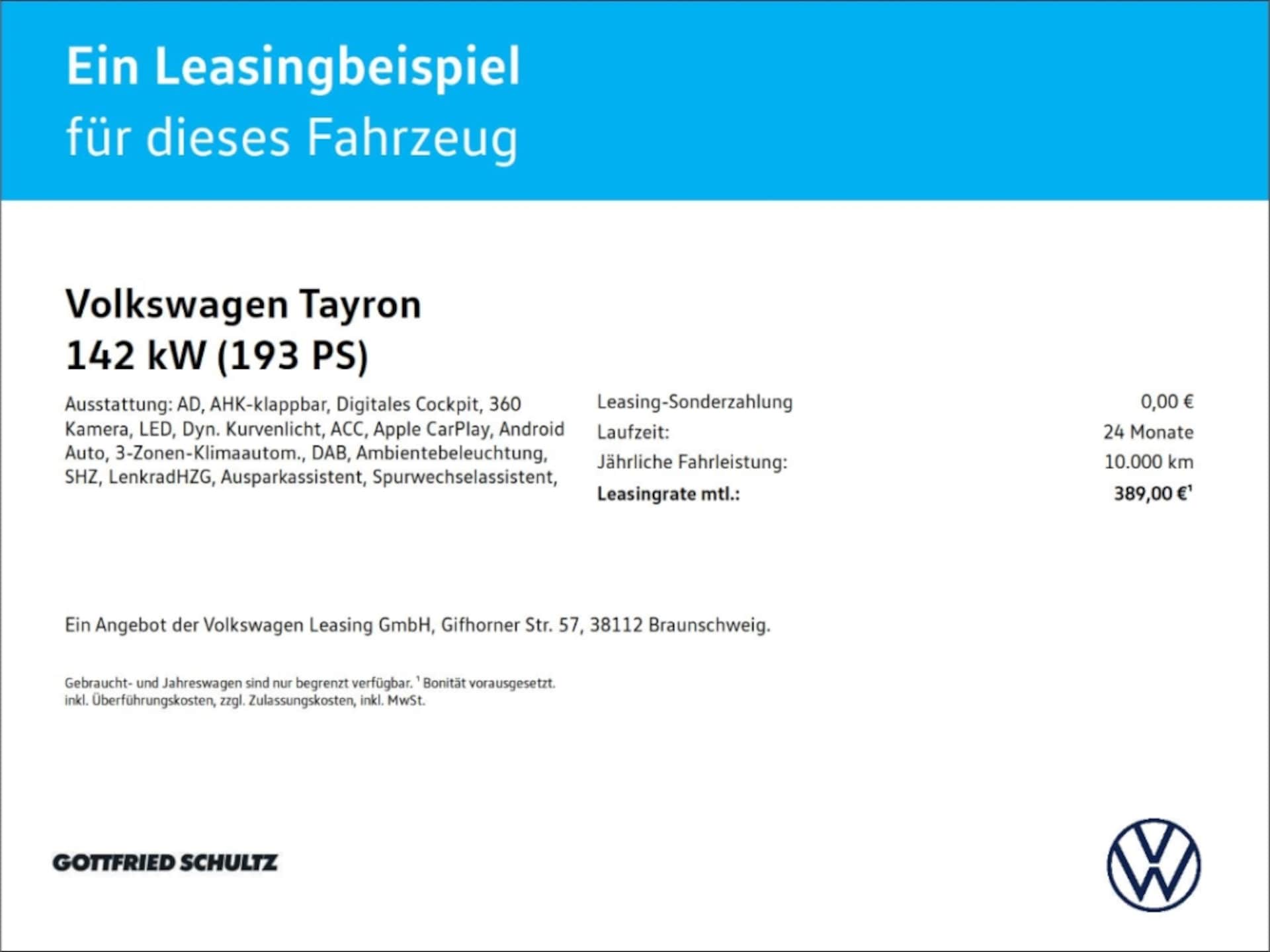 Volkswagen Tayron Life