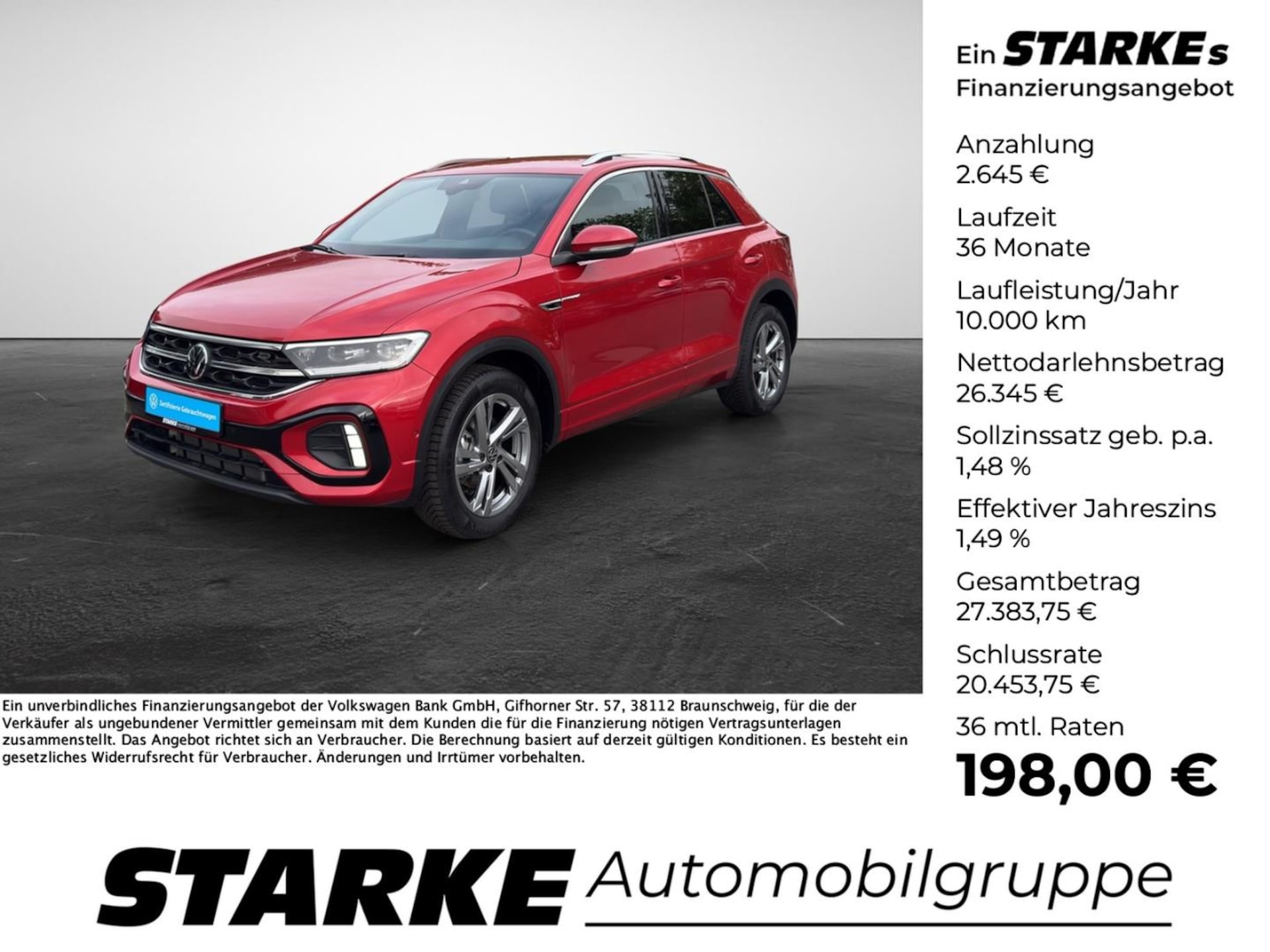Volkswagen T-Roc R-Line
