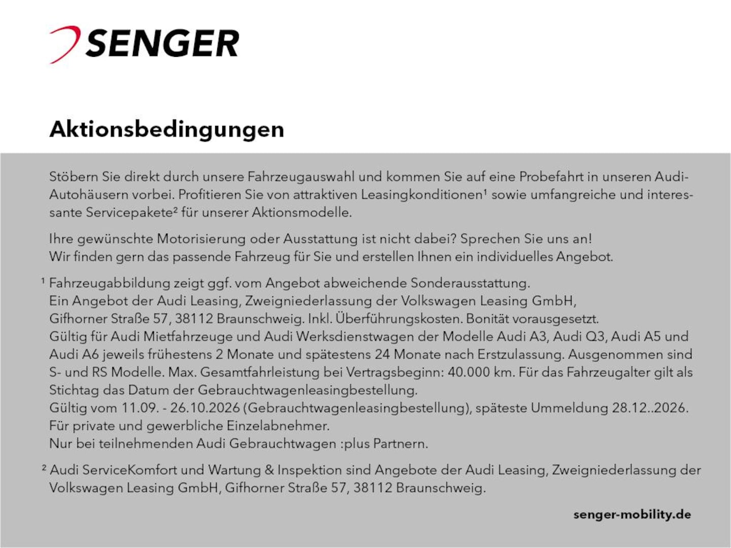 Bild über Audi Q3 advanced 35 TDI S tronic - für weitere Informationen kontaktieren Sie den Audi Partner
