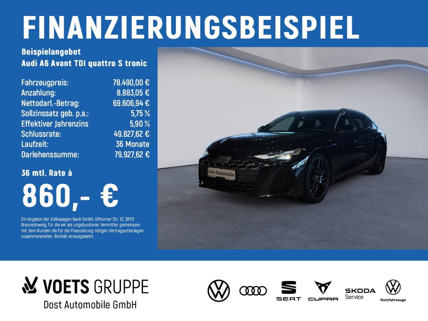 Bild über Audi A6 Avant edition one TDI quattro 150 kW S tronic - für weitere Informationen kontaktieren Sie den Audi Partner