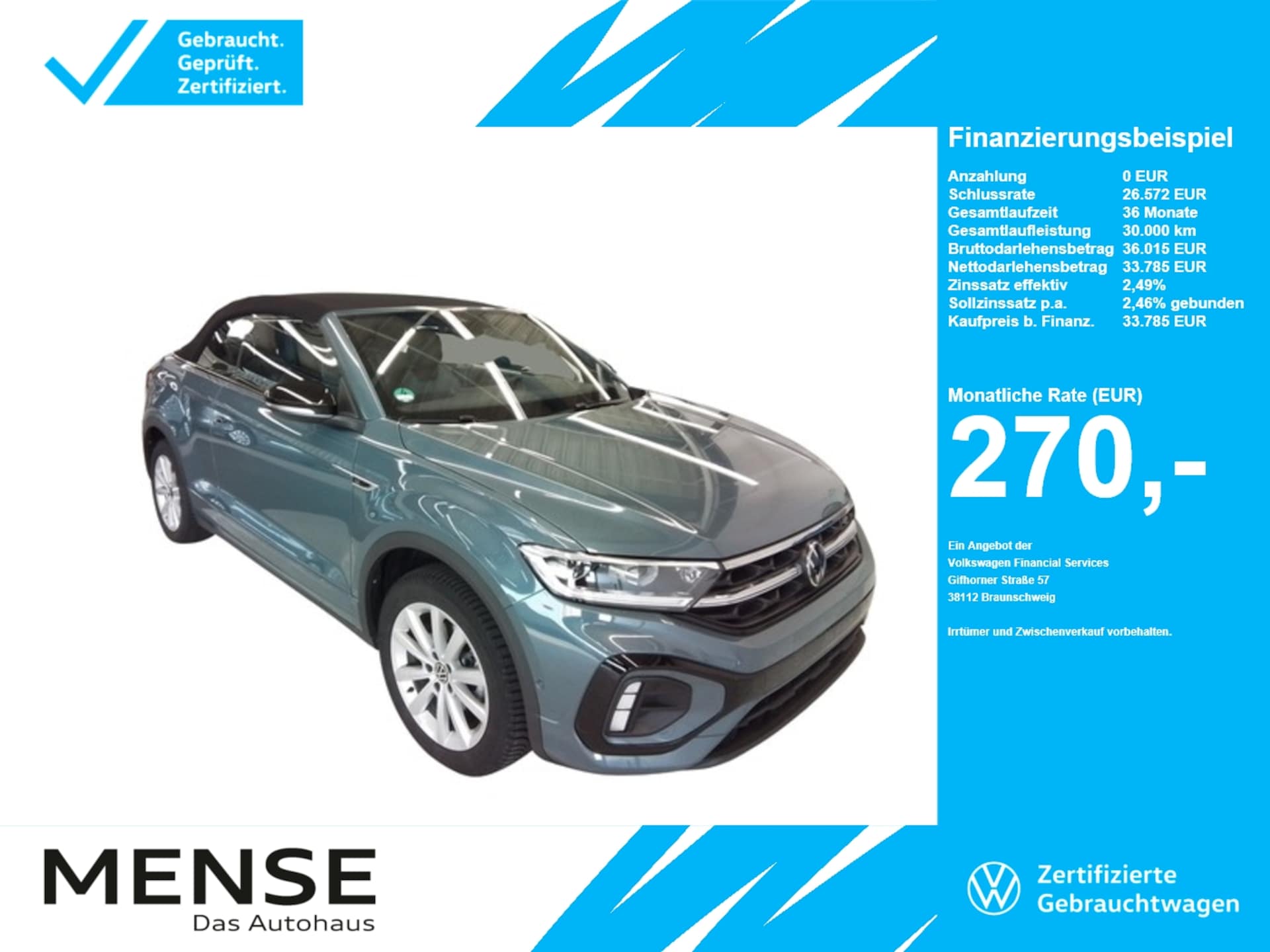 Volkswagen T-Roc Cabriolet R-Line