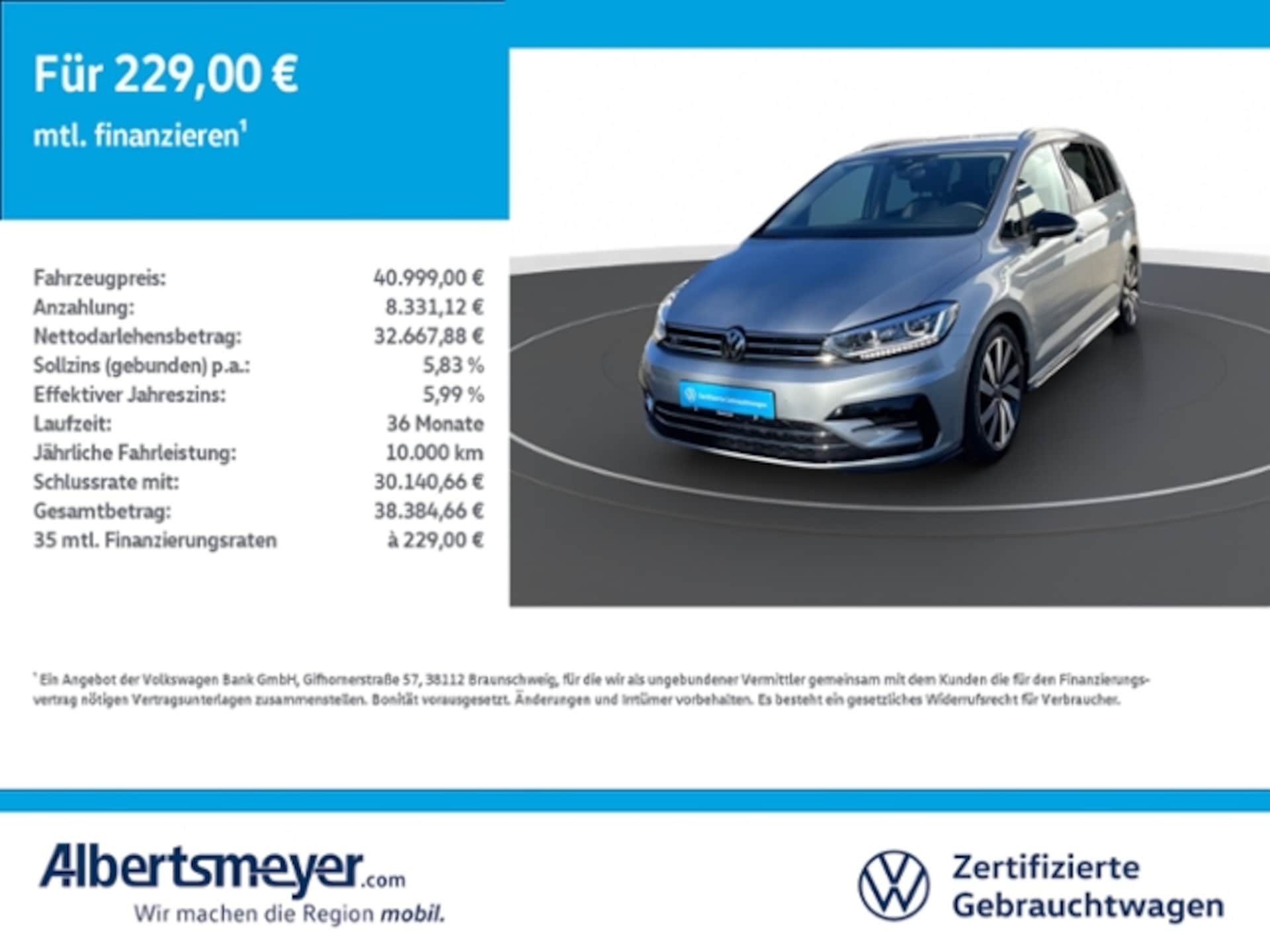 Volkswagen Touran Comfortline