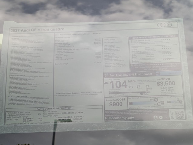2027 Audi Q6 e-tron