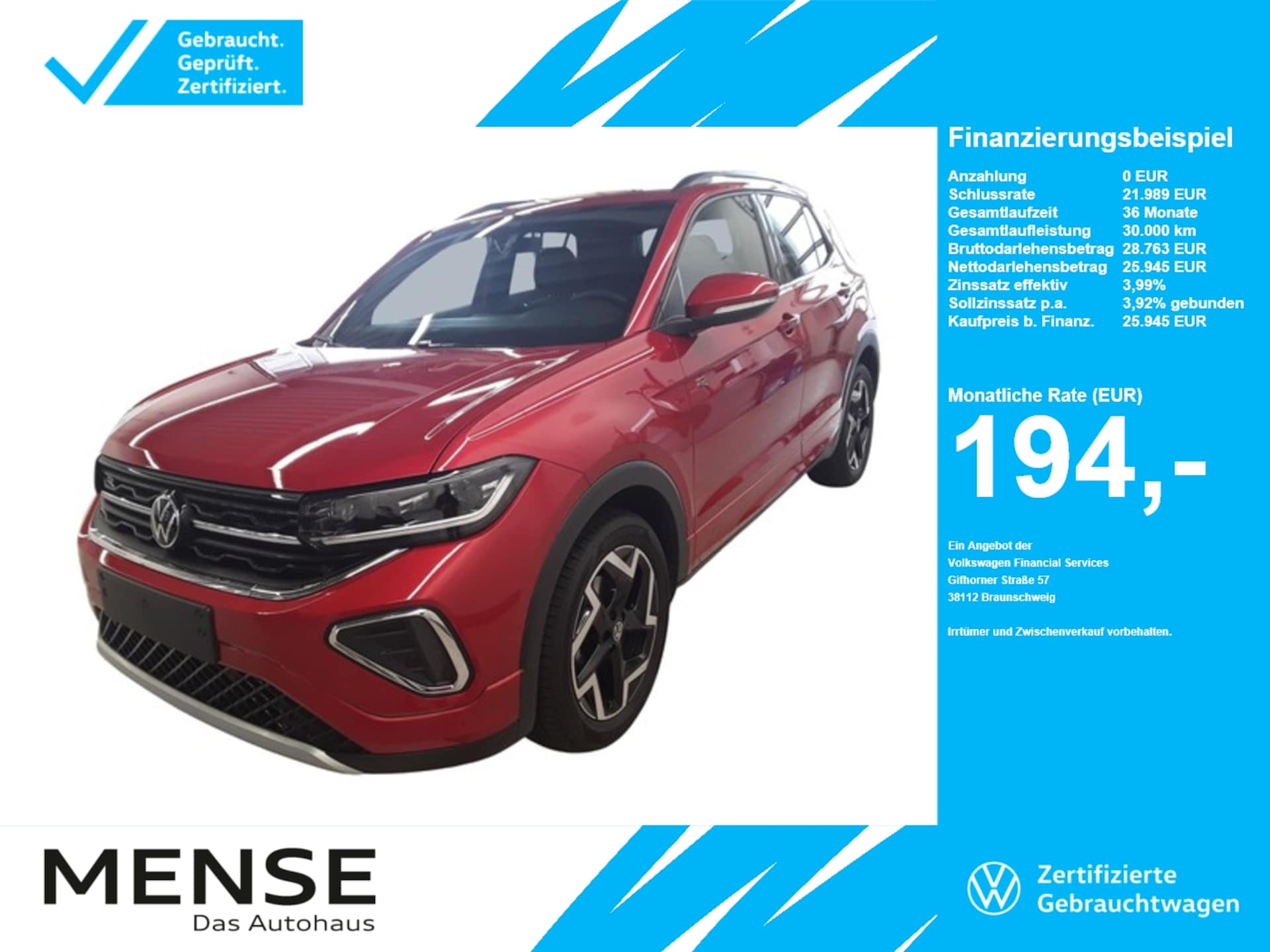 Volkswagen T-Cross R-Line