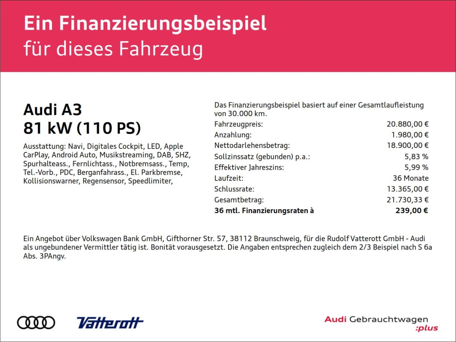 Audi A3 Sportback