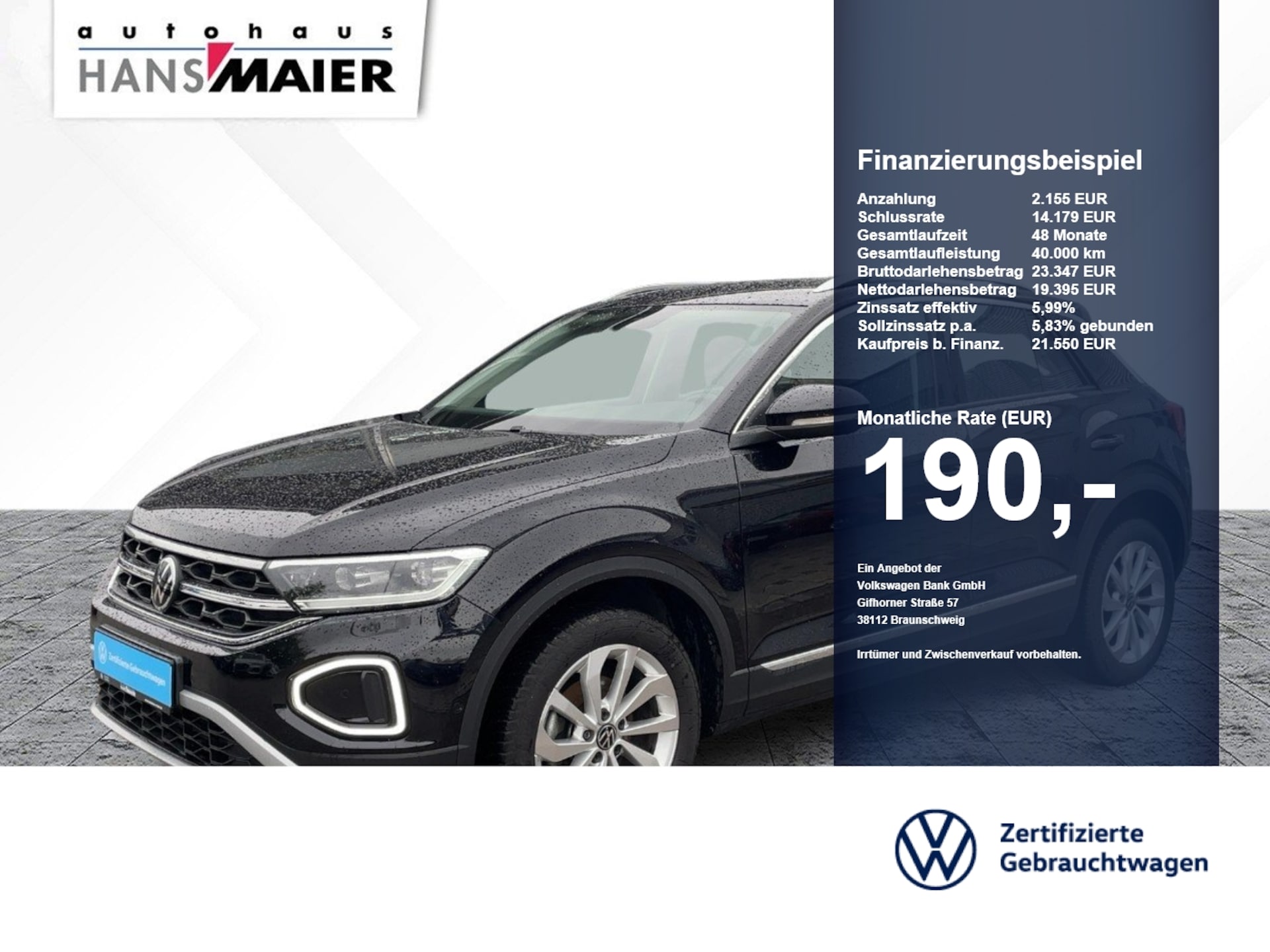 Volkswagen T-Roc Style