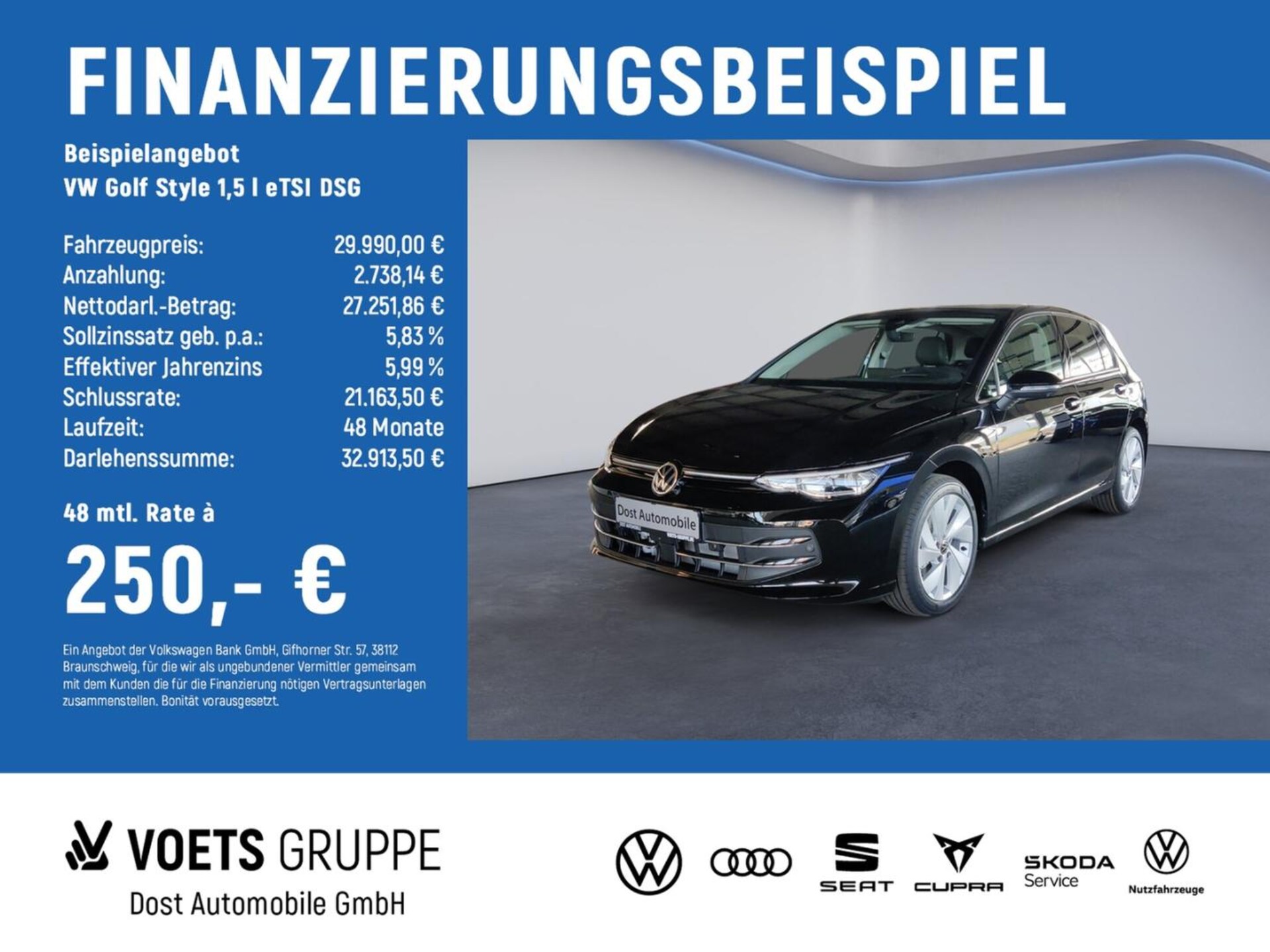 Volkswagen Golf — Volkswagen Golf Golf Style 1,5 l eTSI DSG Goal LED+NAVI+KAMERA