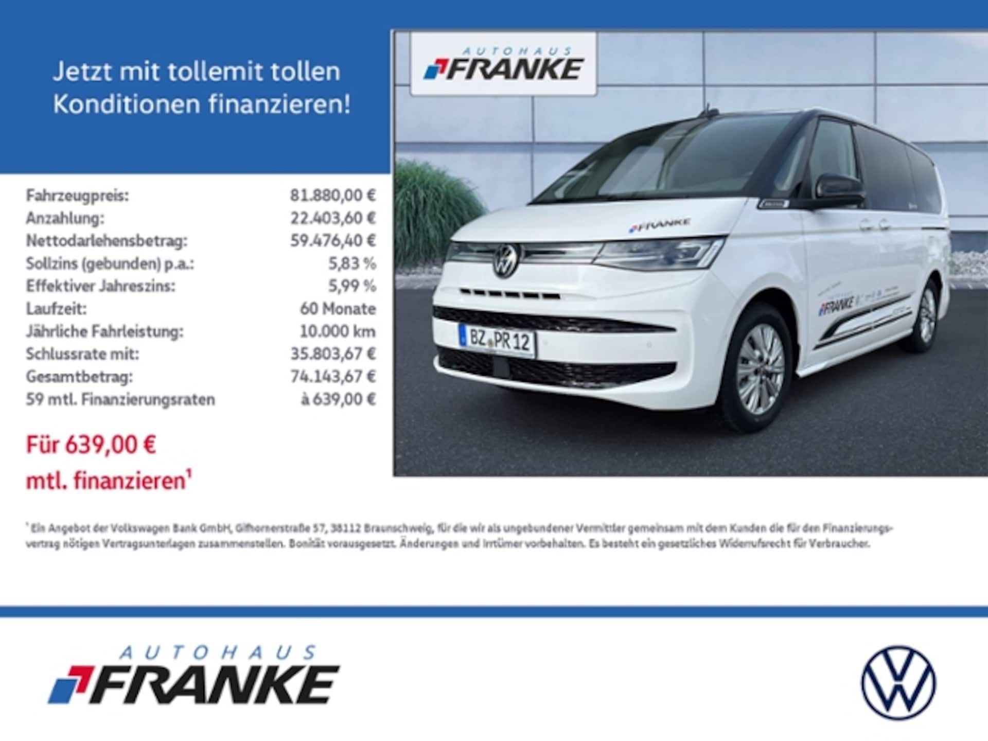 Volkswagen Multivan Langversion Life