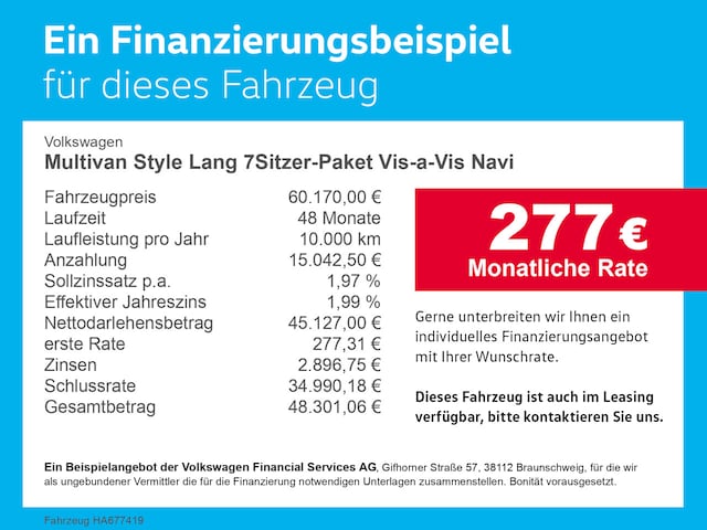 Volkswagen Multivan langversion