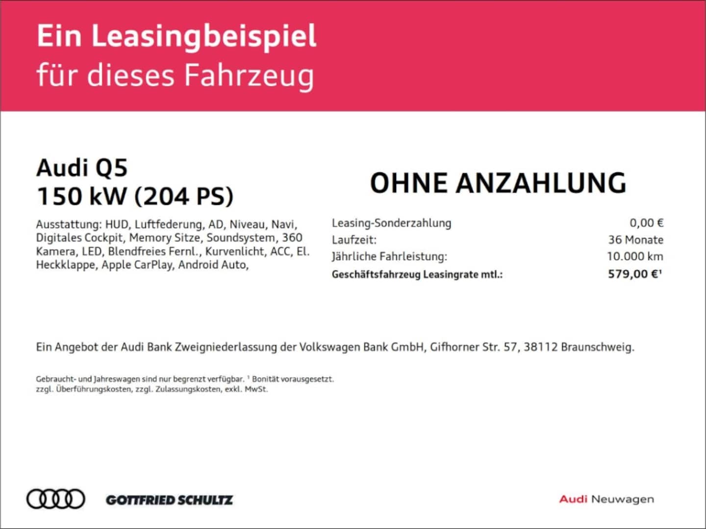 Bild über Audi Q5 Sportback TDI quattro 150 kW S tronic - für weitere Informationen kontaktieren Sie den Audi Partner