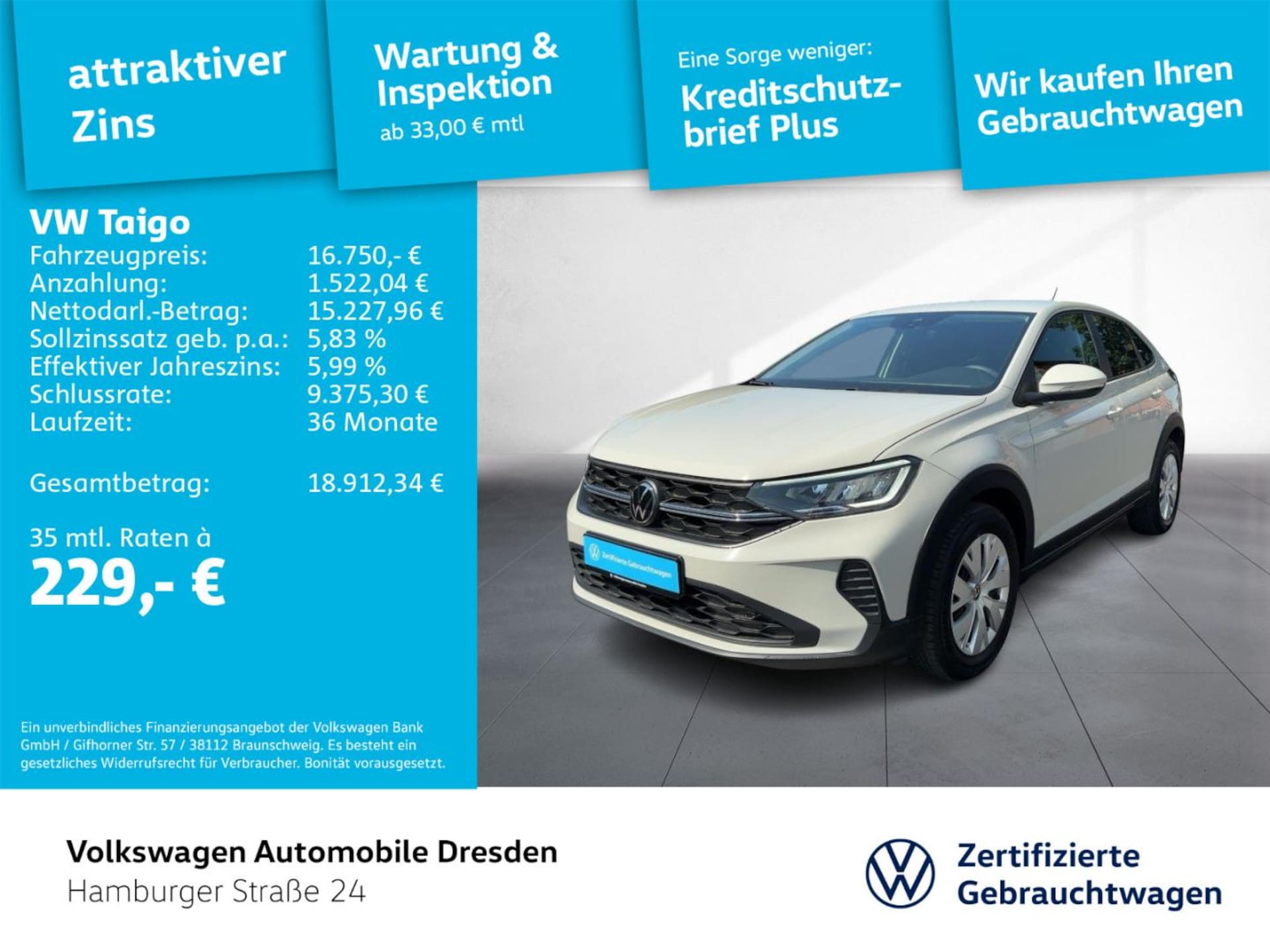 Volkswagen Taigo Basis-Modell