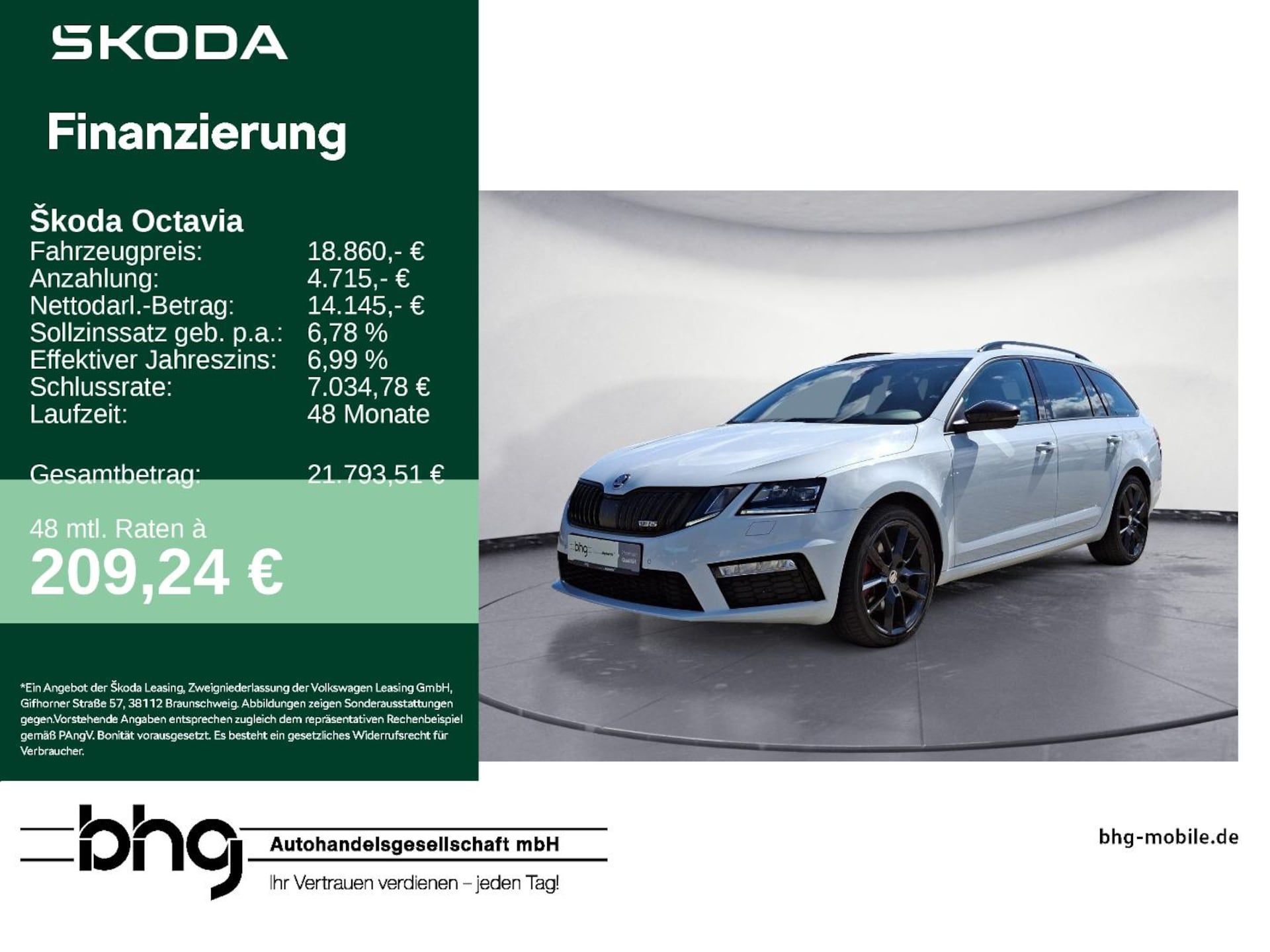 Skoda Octavia Combi RS