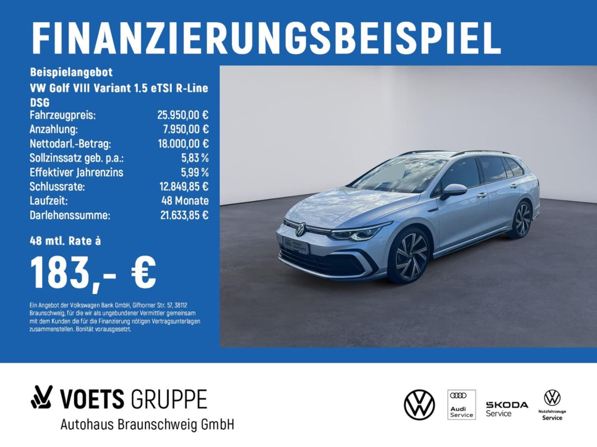 Volkswagen Golf Variant — Volkswagen Golf Variant Golf VIII Variant 1.5 eTSI R-Line DSG AHK+STHZG