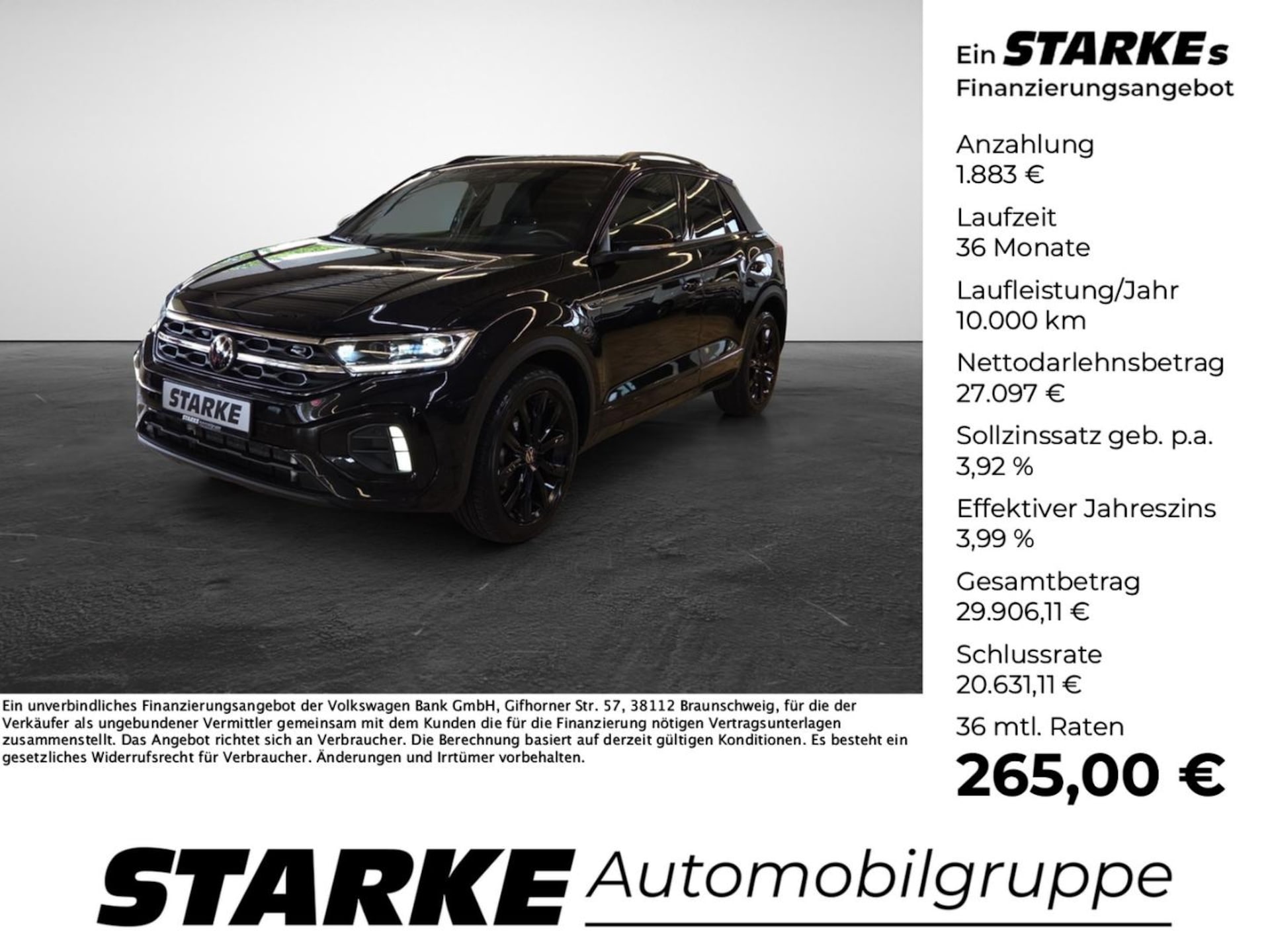 Volkswagen T-Roc R-Line