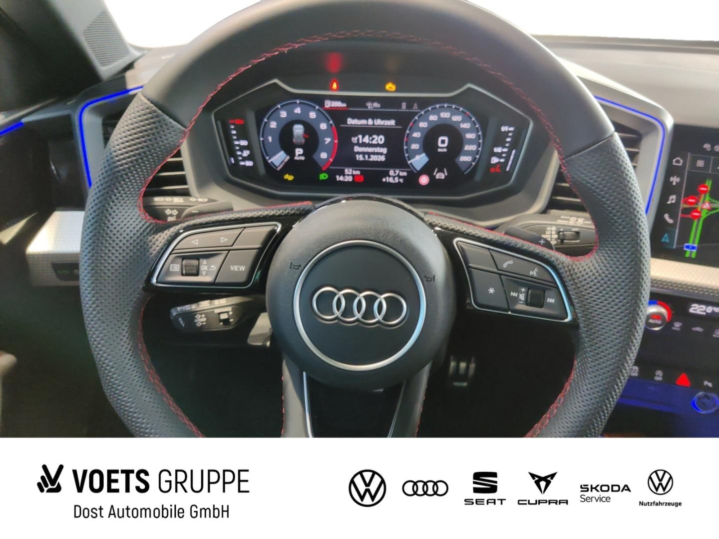 Bild über Audi A1 Sportback S line 40 TFSI S tronic - für weitere Informationen kontaktieren Sie den Audi Partner