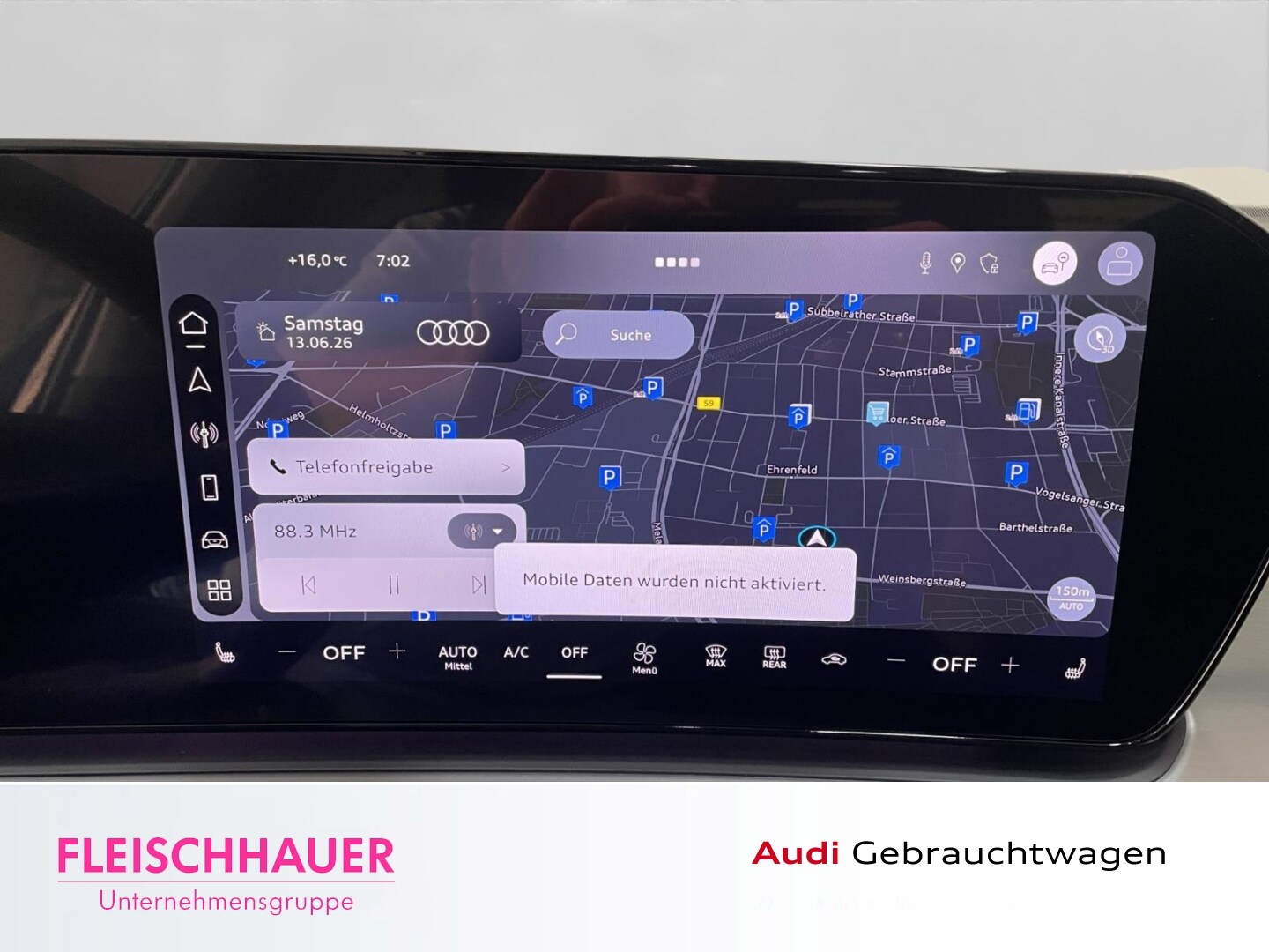 Bild über Audi Q3 SUV TFSI 110 kW S tronic - für weitere Informationen kontaktieren Sie den Audi Partner